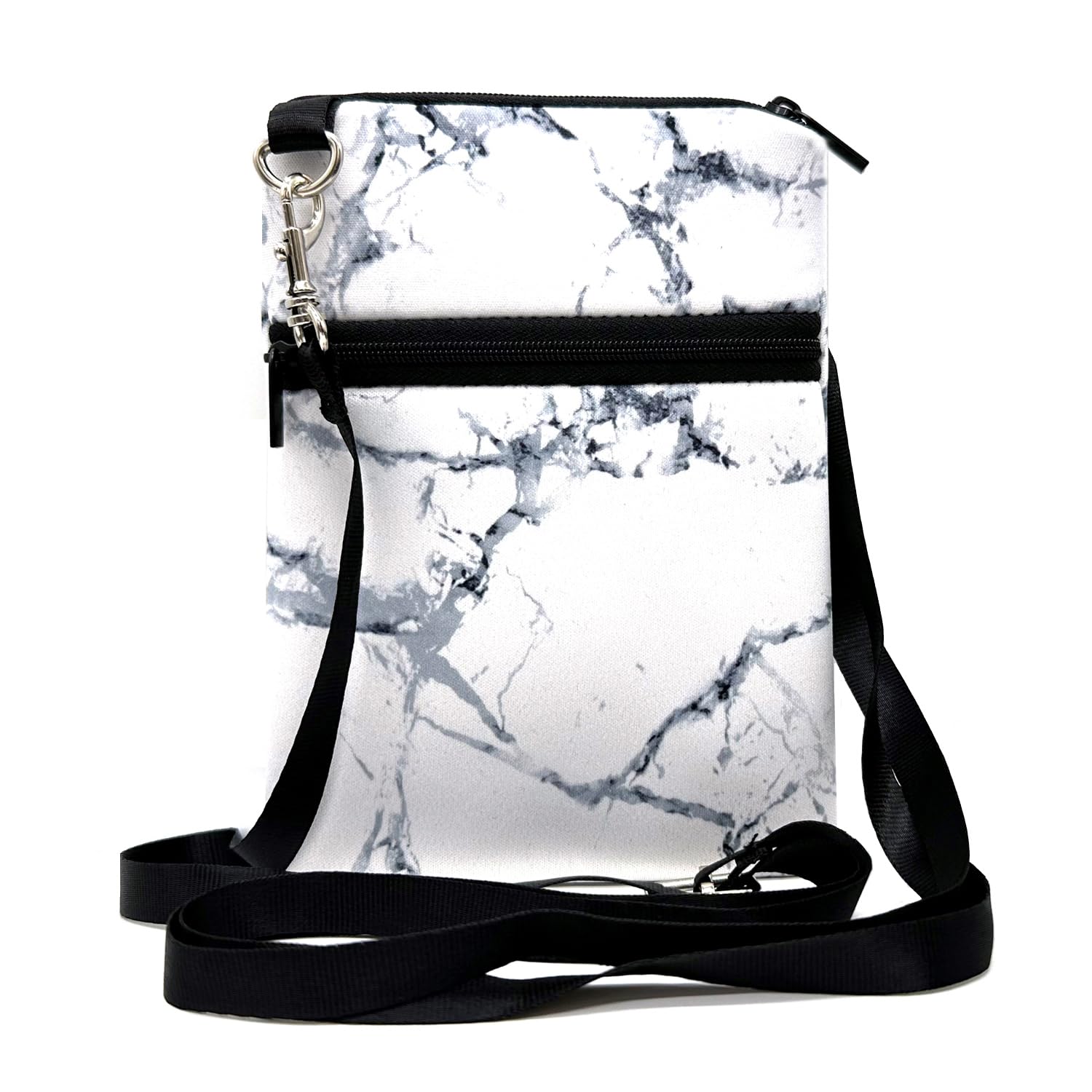 Wanty Small Crossbody Phone Bag for Women - Stylish Cell Phone Purse with Adjustable Shoulder Strap, RFID Blocking Smartphone Wallet (White) - Perfect for Travel, Shopping, and Everyday Use