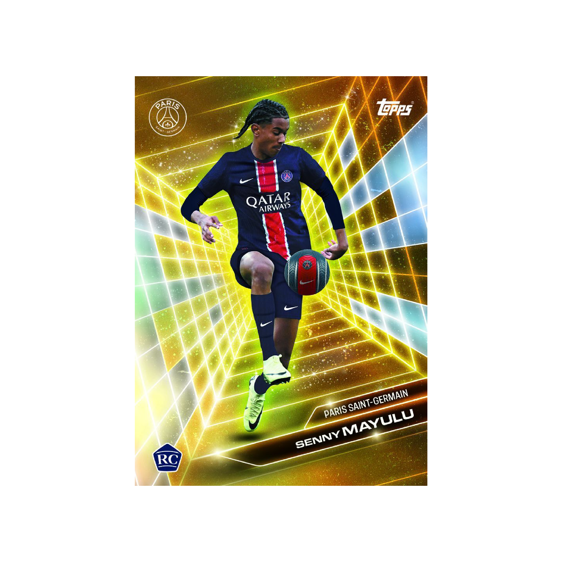 Official Topps Paris Saint Germain 2024/25 Fan Set - Collectible Soccer Trading Cards for PSG Fans - Perfect for Gifts, Collections & Match Day Memorabilia