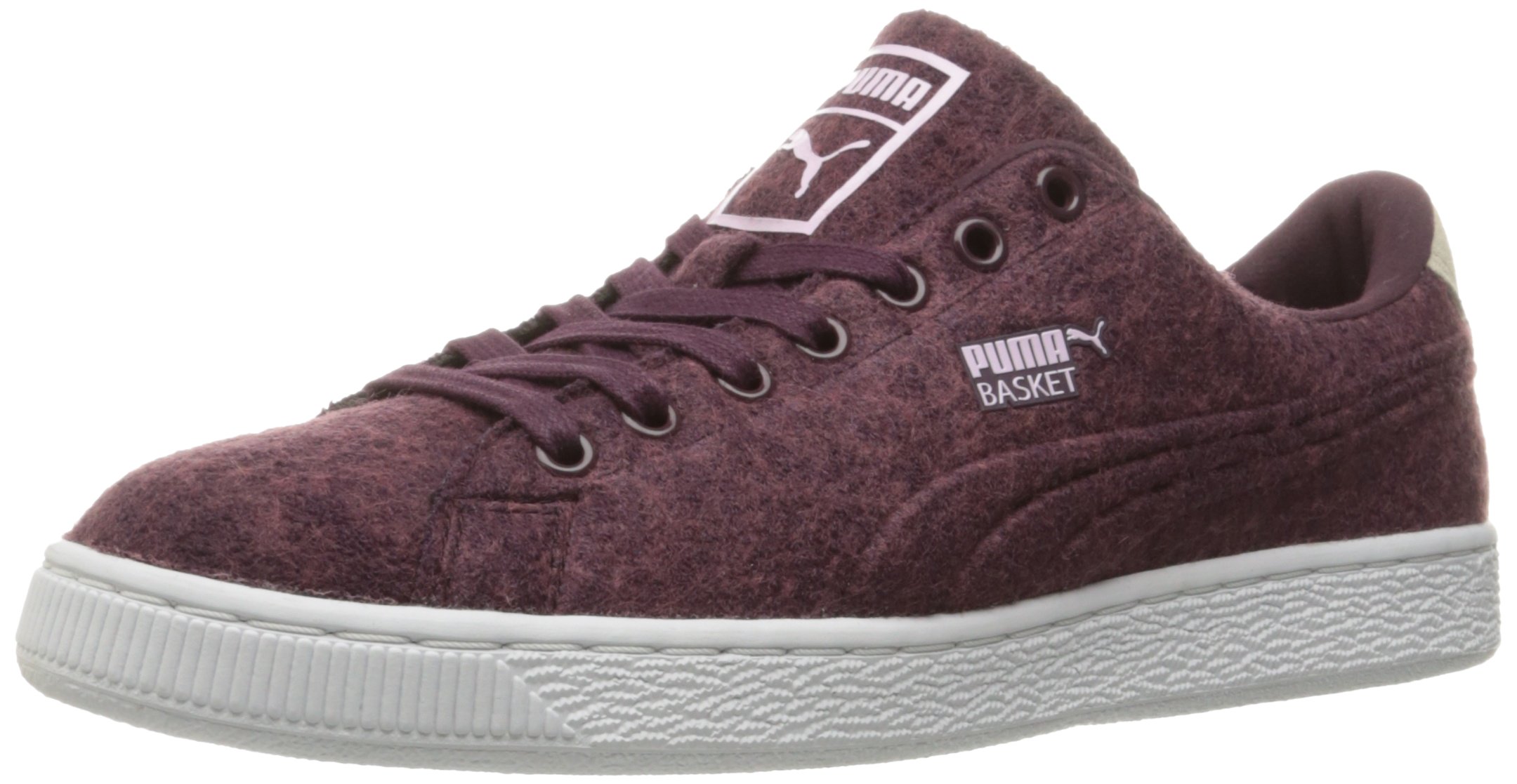 PUMA Men's Basket Classic Embossed Wool Sneakers - Retro Basketball Shoes for Men | Comfortable Casual Wear & Street Style Fashion | Perfect for Gym, Workout, and Everyday Outfits