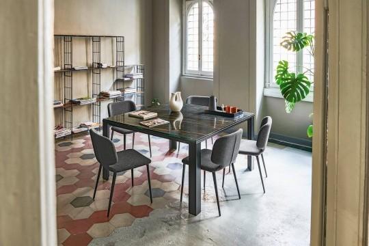 Midj Marcopolo Extendable Dining Table - Expandable Wooden Table for 6-10 People - Perfect for Family Dinners & Entertaining Guests