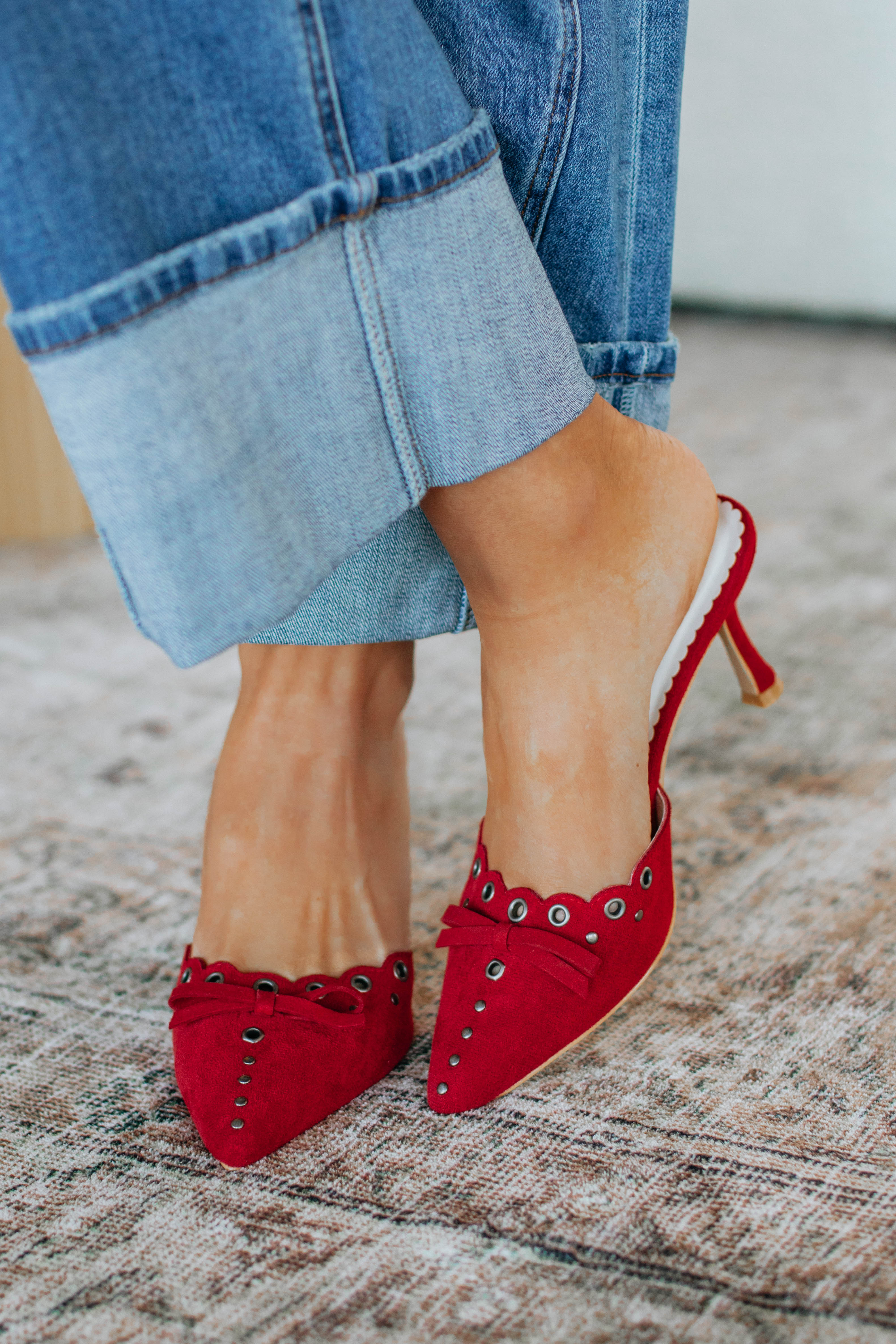 In My Moment Heels - Cherry Red High Heels for Women | Perfect for Parties, Weddings & Special Occasions