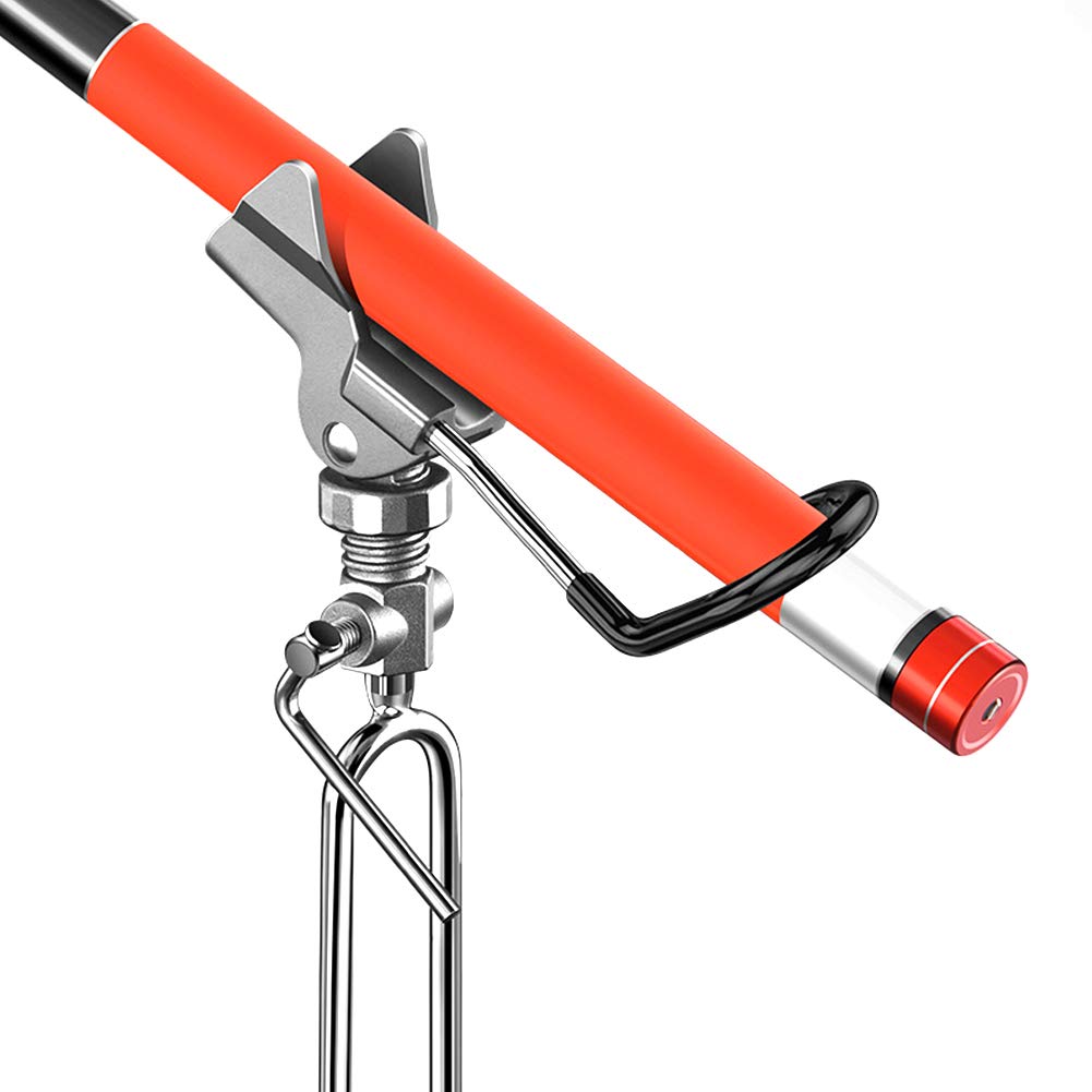 Upgraded Stainless Steel Fishing Rod Holders - 360 Degree Adjustable & Foldable Pole Stand for Bank Fishing, Catfishing | Durable Fish Rod Rack for Shoreline, Boat, and Ice Fishing Adventures
