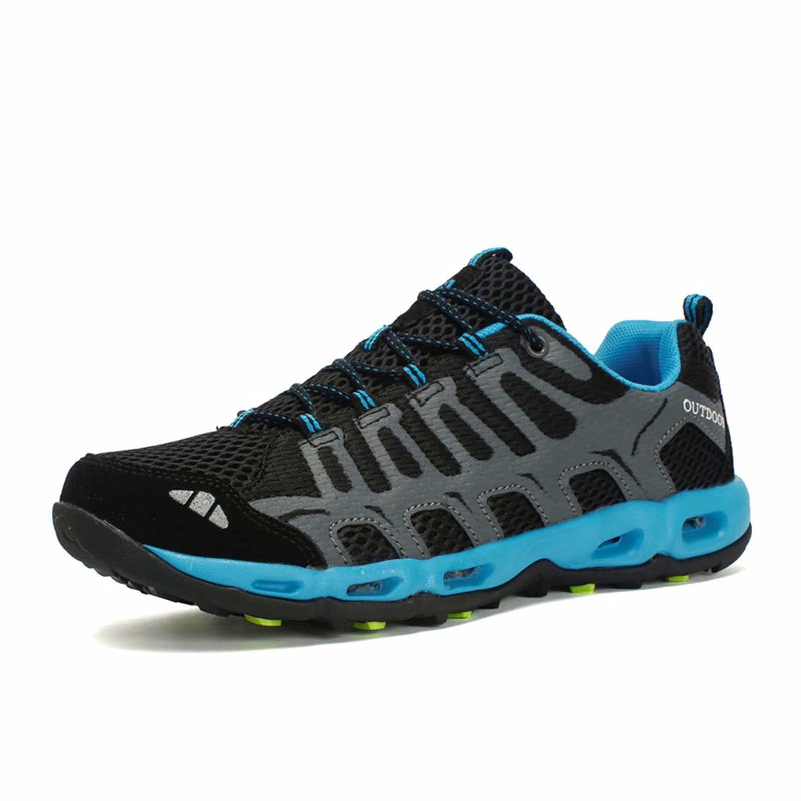 RUNMAXX Men's & Women's Hiking Shoes - Lightweight Quick-Drying Water Shoes for Fishing, Aqua Sports & Outdoor Activities - Breathable Mesh Barefoot Sneakers for Trail Running, Beach Walking & Camping