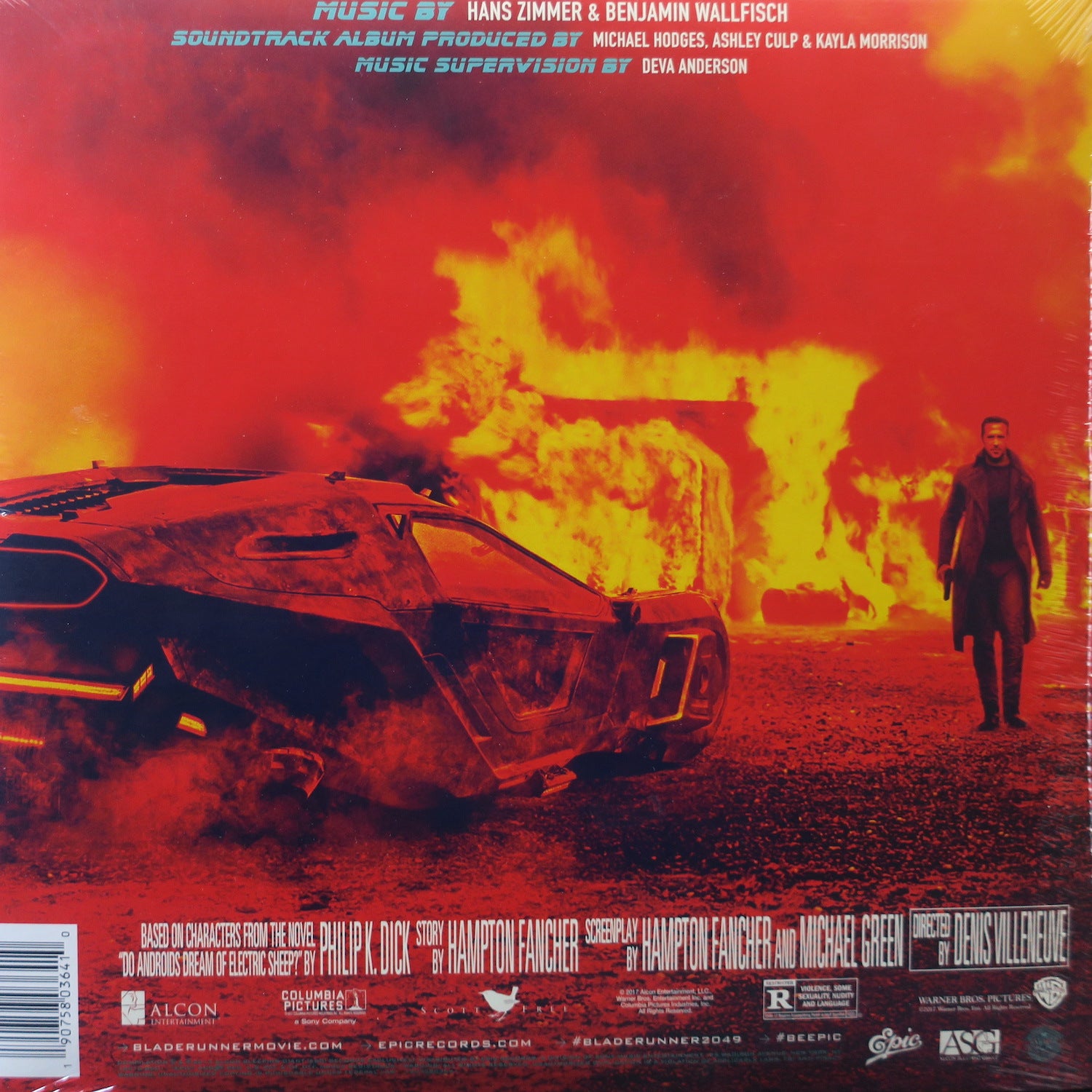 BLADE RUNNER 2049 Original Motion Picture Soundtrack by Hans Zimmer & Benjamin Wallfisch - Limited Edition 2LP Vinyl Record - Perfect for Sci-Fi Movie Nights & Collector's Displays