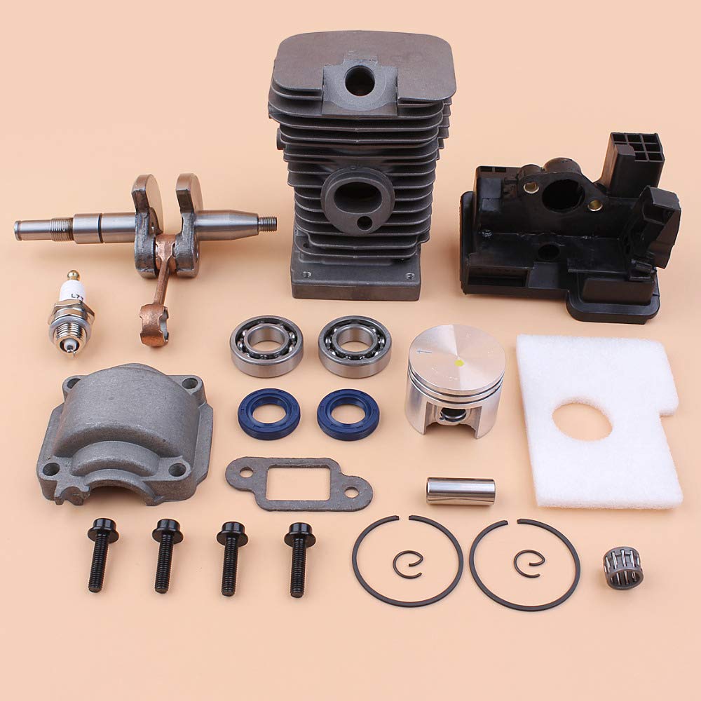 Laliva Motor Cylinder Piston Crankshaft Bearing Oil Seal Kit for STIHL MS170 MS180 MS017 MS018 Chainsaws - Replacement Parts #1130 020 1208 - Perfect for Chainsaw Repair & Maintenance