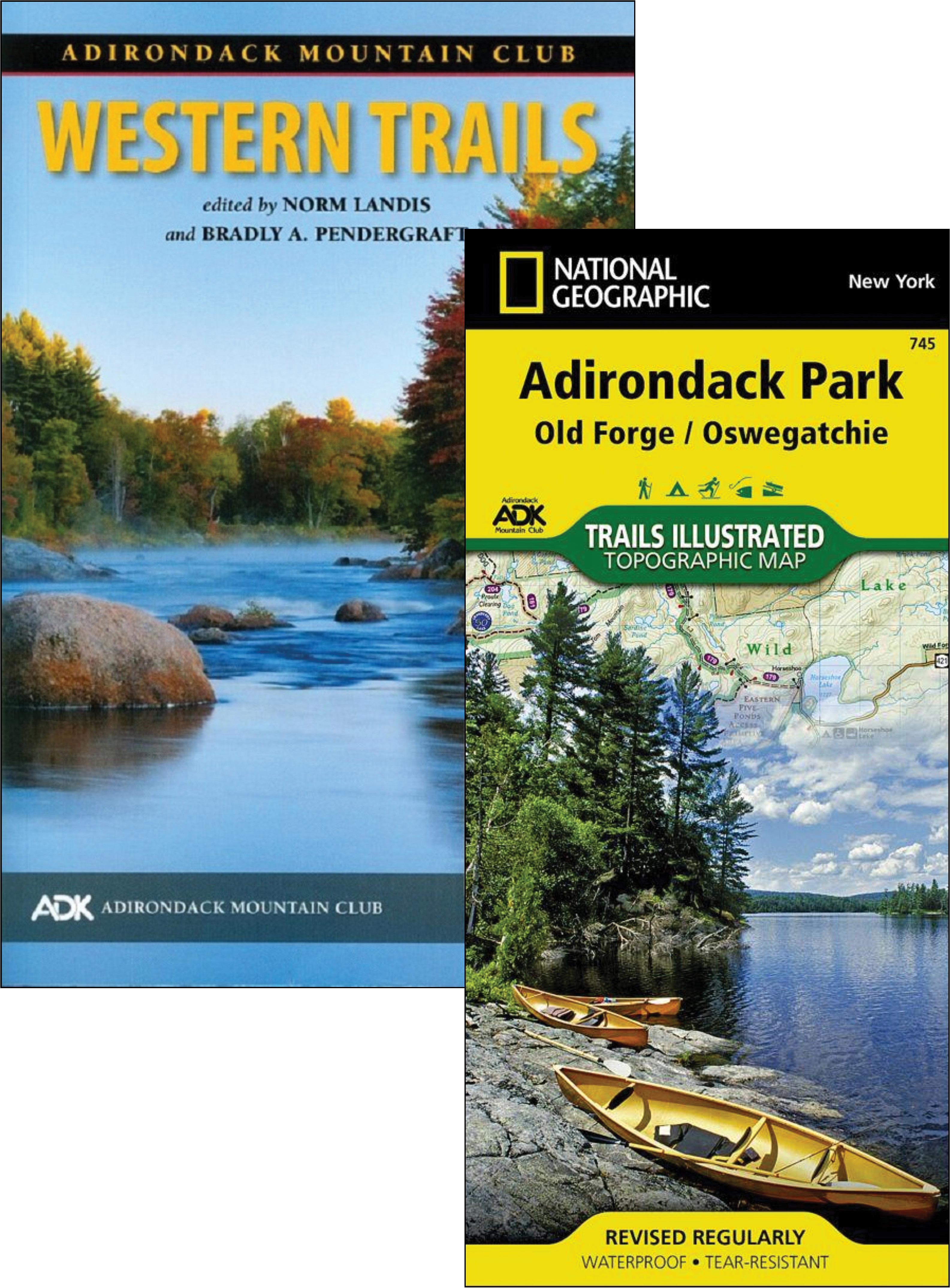 Adirondack Mountain Club Mid Atlantic Hiking and Backpacking Guide: ADK Western Trails by Pendergraft & Landis - Best Trail Guide for Outdoor Adventures in New York and Pennsylvania