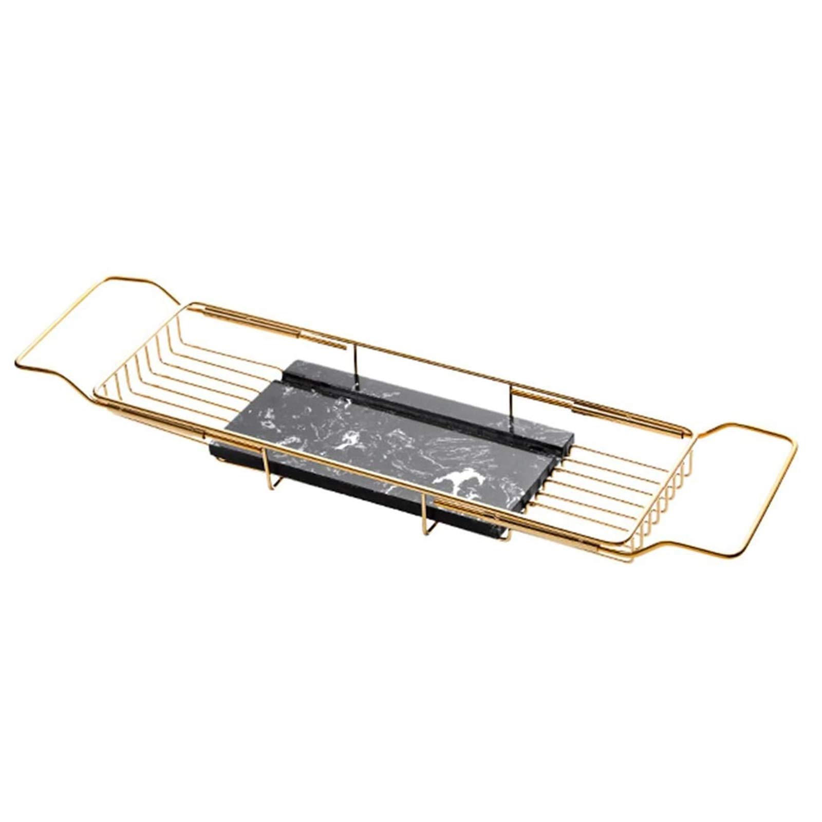 Adjustable Stainless Steel Bathtub Caddy Tray - Rustproof Bath Bridge with Extendable Design for Books, Phone & Candles | Perfect Bathroom Storage Organizer for Relaxing Bubble Baths & Spa Nights