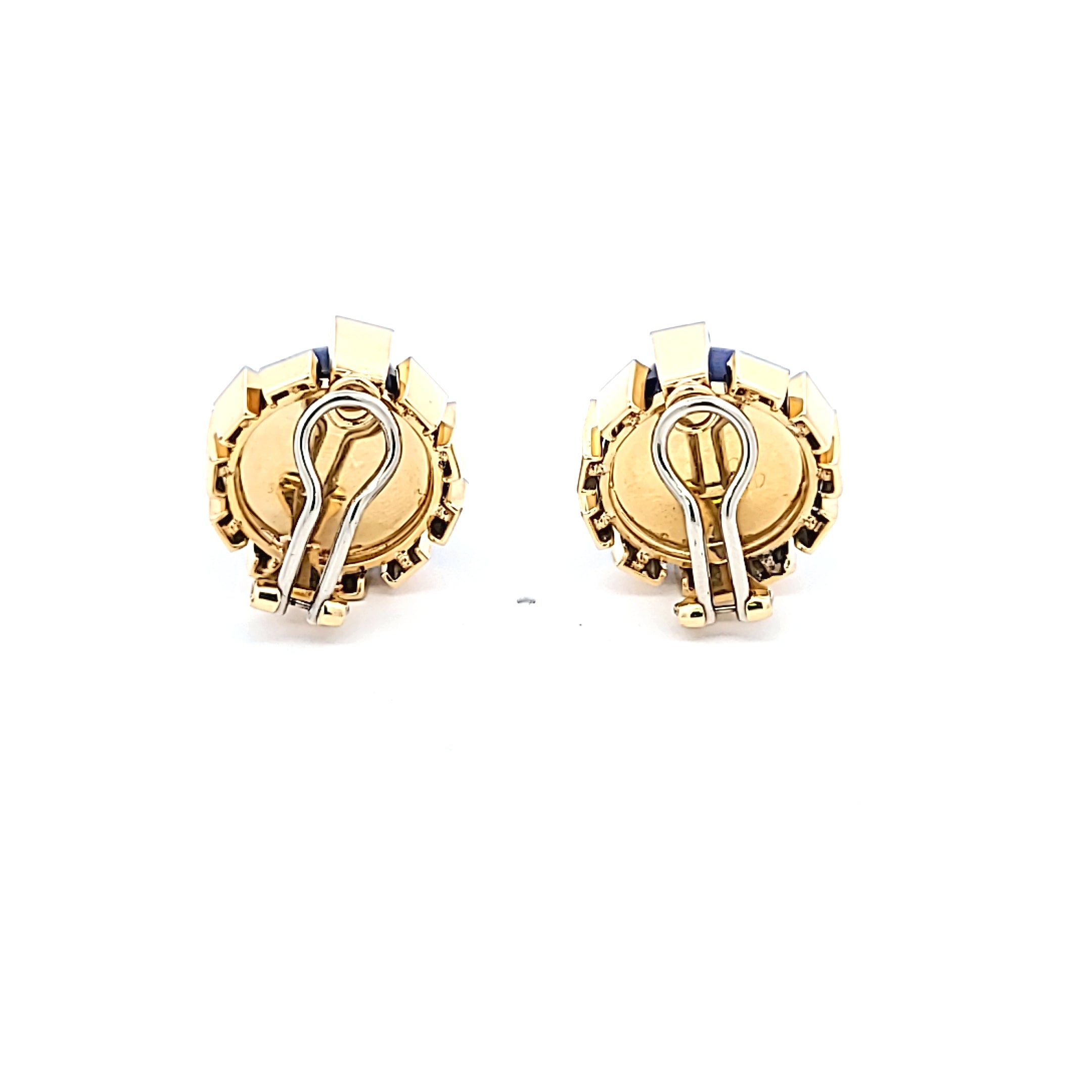 1.98 Carat Round Brilliant H VS1 Diamond 18K Yellow Gold Clip-On Earrings for Women - Luxury Wedding, Anniversary & Special Occasion Jewelry Gift