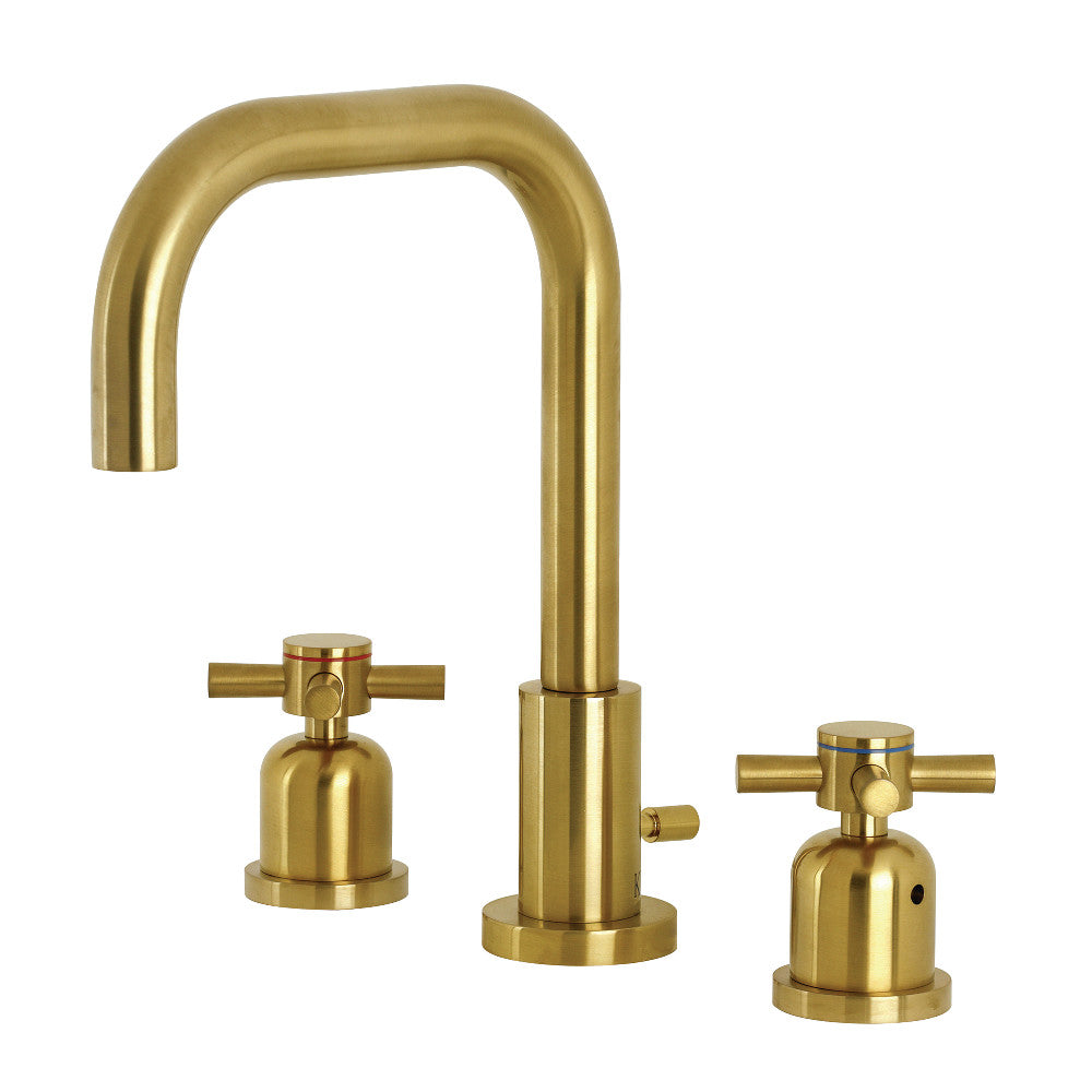 Kingston Brass FSC8930DX Concord Widespread Bathroom Faucet with Pop-Up Drain - Modern Chrome Finish for Vanity Sinks, Perfect for Home & Hotel Bathroom Renovations