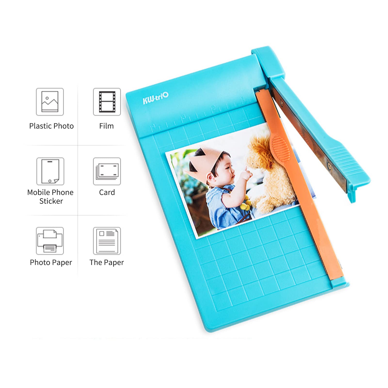 6 Inch Mini Paper Trimmer Guillotine Cutter - 160mm Desktop Paper Cutting Machine with Safety Blade for Crafting, Photos, Cards, Scrapbooking | Perfect for Office, Home & DIY Projects