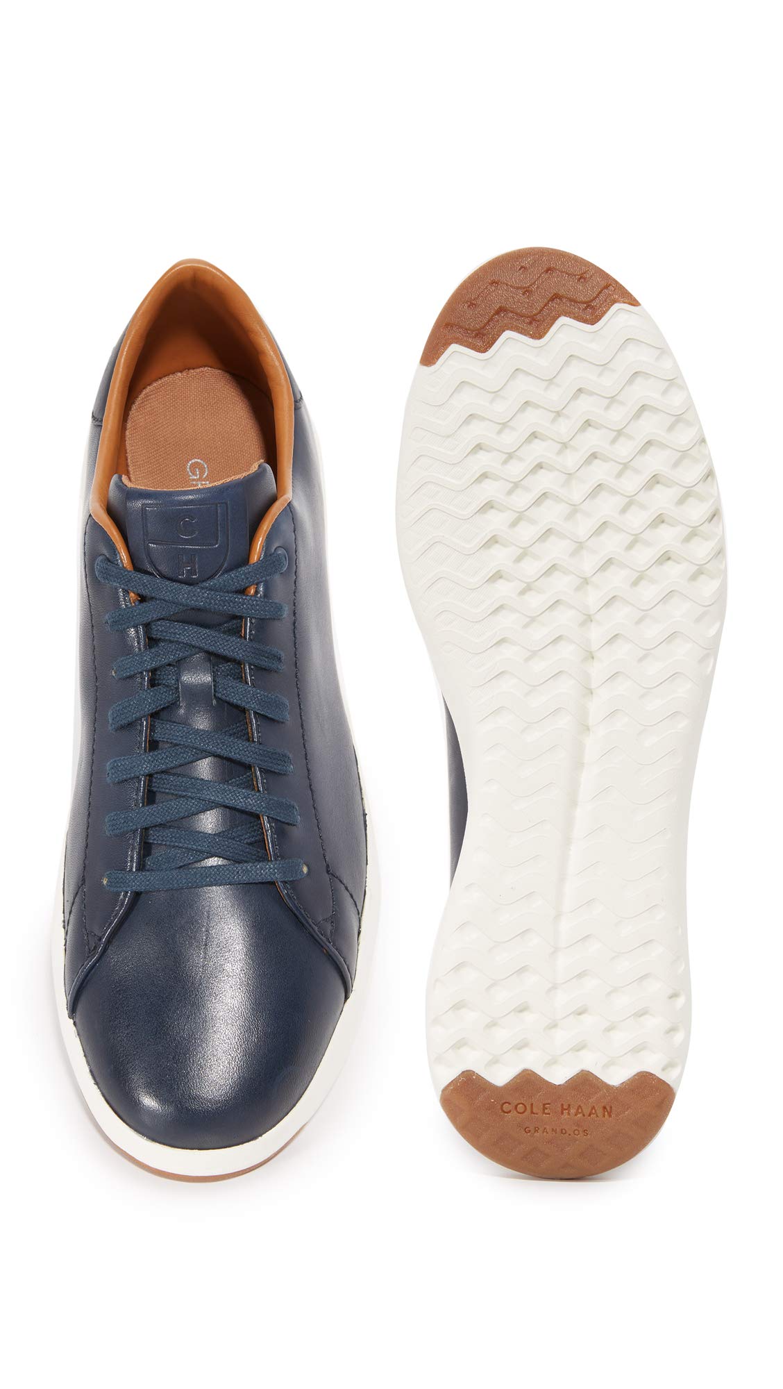 Cole Haan Men's Grandpro Tennis Fashion Sneaker - Blazer Blue Hand Stain - Size 13 M US - Comfortable Casual Sneakers for Work, Travel & Everyday Wear