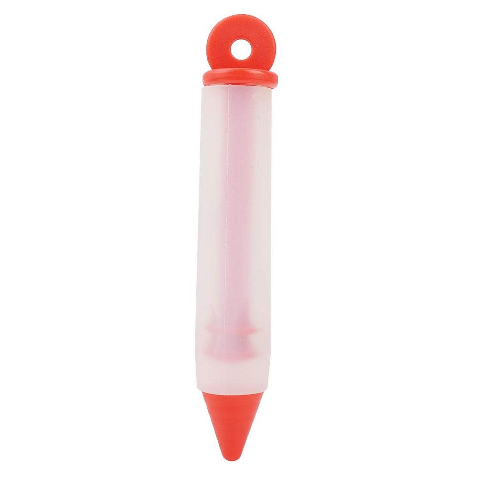 Premium Cake Decorating Pens Kit - 4 Nozzle Silicone Icing Piping Pen for Cookies, Cupcakes & Pastries (Red) | Perfect for Birthday Cakes, Wedding Desserts & DIY Baking Decorations