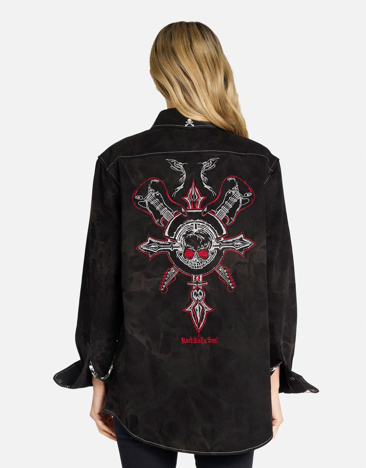 Trendy Delfino Time is Running Out Boyfriend Jacket for Women | Fashionable Oversized Denim Coat | Perfect for Casual Outings, Date Nights & Street Style