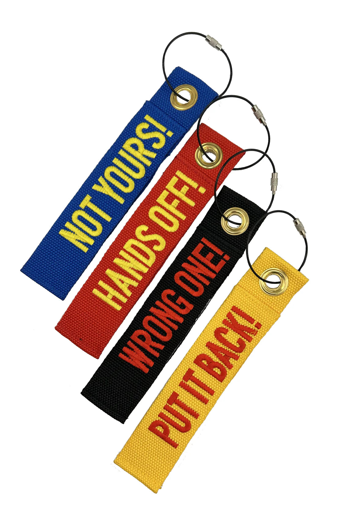 Voltage Valet Cable Attitude Luggage Tags - Durable Travel ID Tags for Suitcases, Bags & Backpacks - Perfect for Airports, Hotels & Business Trips