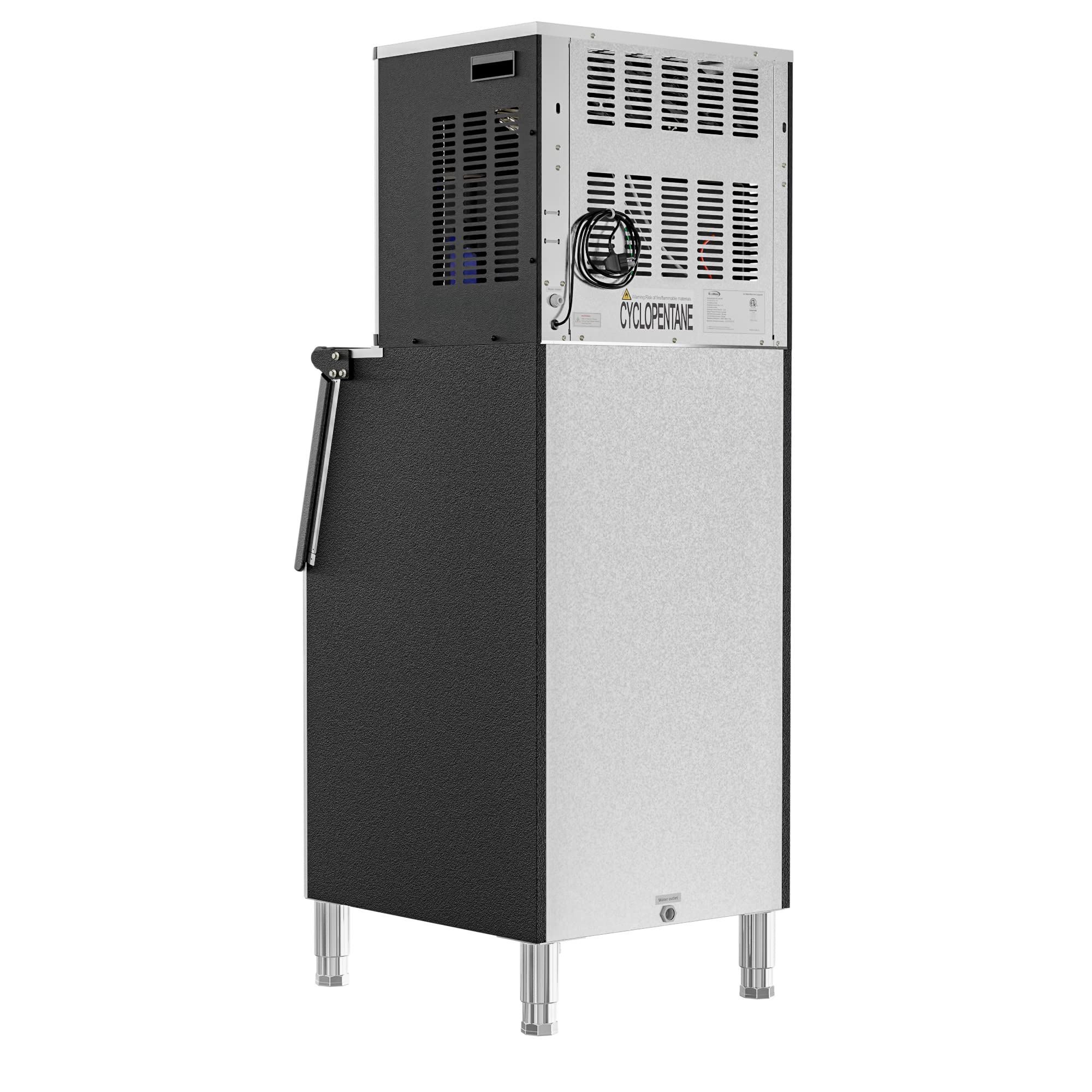 KoolMore 420 lbs/24h Commercial Ice Maker Machine - Air-Cooled Evaporator System for Bars, Restaurants, Hotels, Cafes & Catering (Model KM-CIM-400) | Heavy Duty Ice Production for Cocktails, Beverages & Food Preservation
