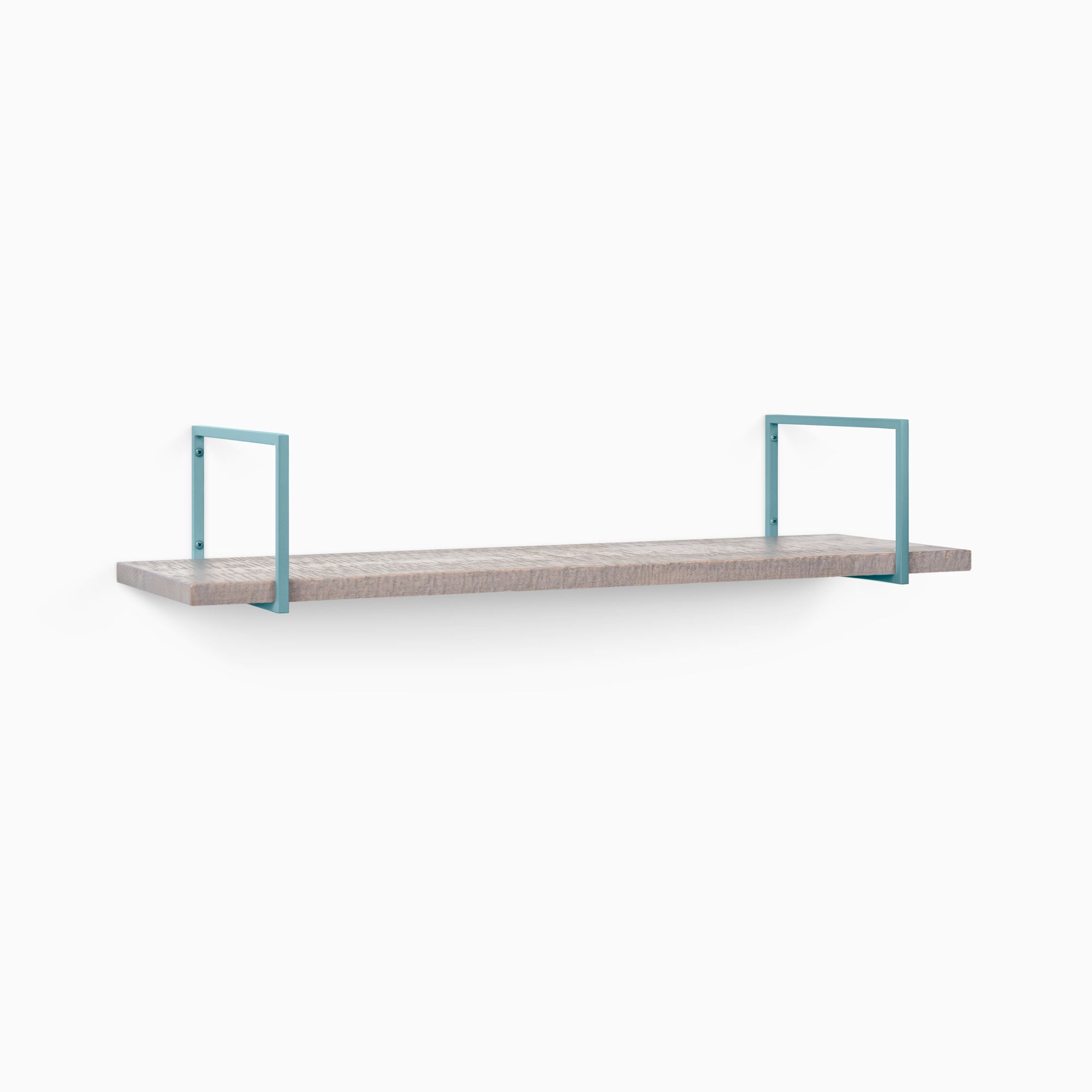 Rustic Wall Shelf - Bart Hatch Grey Wooden Floating Shelves for Living Room, Bedroom, Kitchen & Bathroom Storage Decor