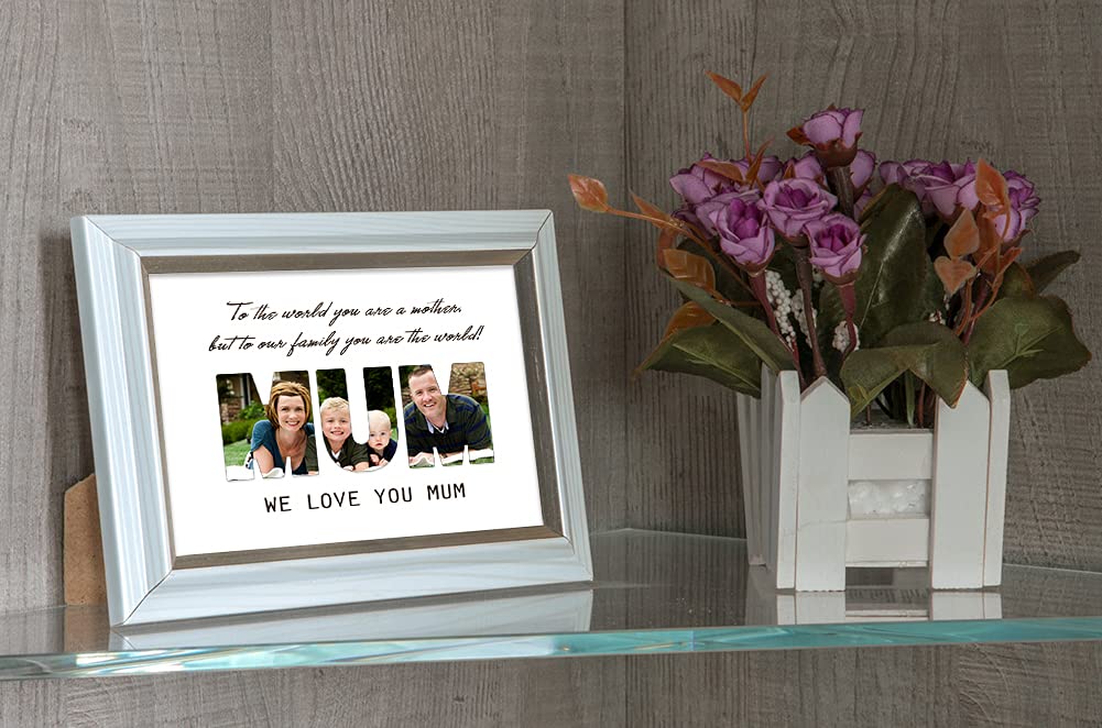 8x10 Mom Picture Frame Art Print - Gifts for Mom from Daughter or Son, Unframed Wall Decor for Mother's Day, Birthday, Christmas - Perfect for Step Mom & Mother-in-Law - Home & Office Decoration
