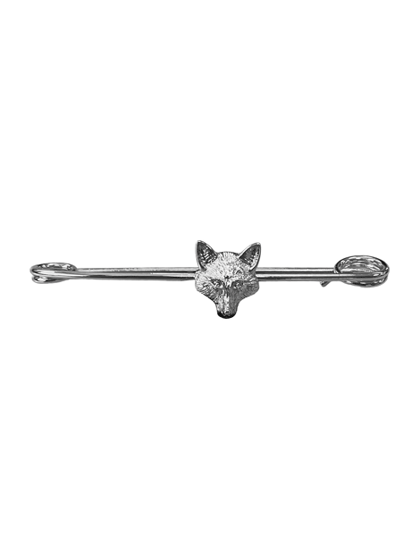 Equetech Fox Head Stock Pin - Elegant Horse Riding Accessory for Equestrian Enthusiasts | Perfect for Show Jumping, Dressage & Horse Shows