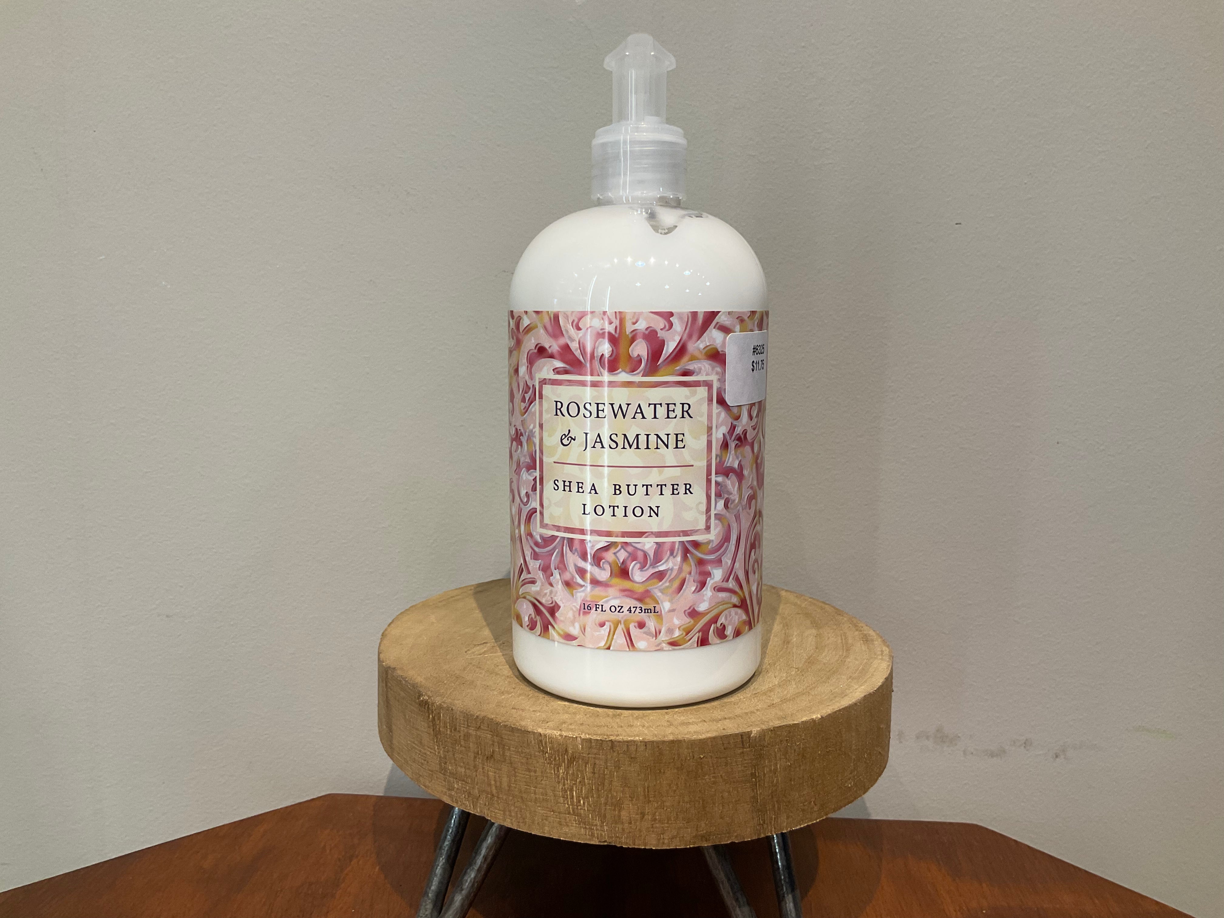 Organic Rosewater & Jasmine Hydrating Body Lotion for Dry Skin - Soothing Moisturizer for Face & Body - Perfect for Daily Skincare Routine & Spa Relaxation