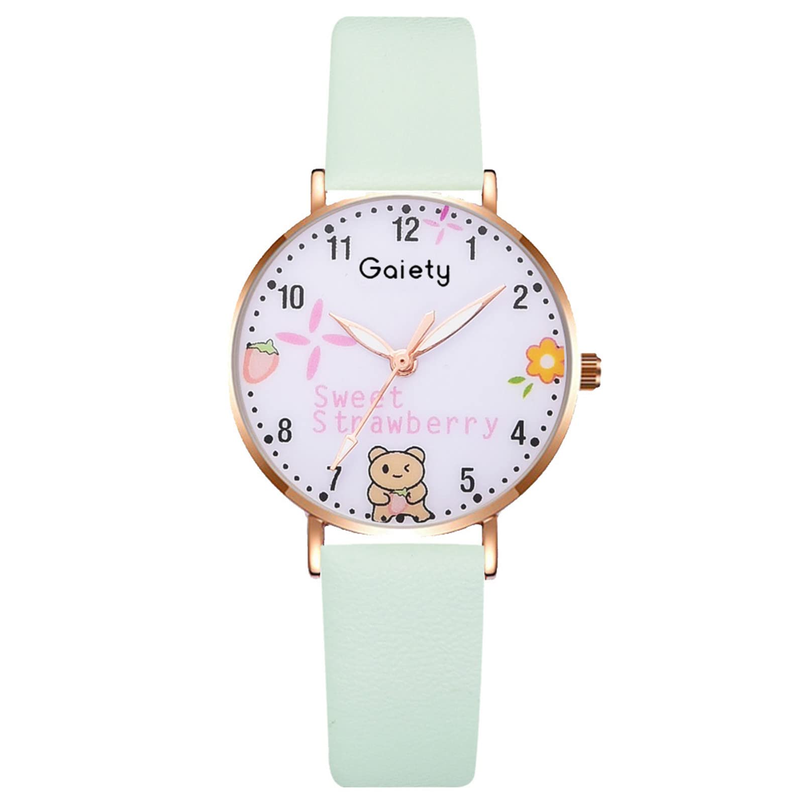 Women's Leather Watch - Big Face, Waterproof, Minimalist for Casual & Gifts