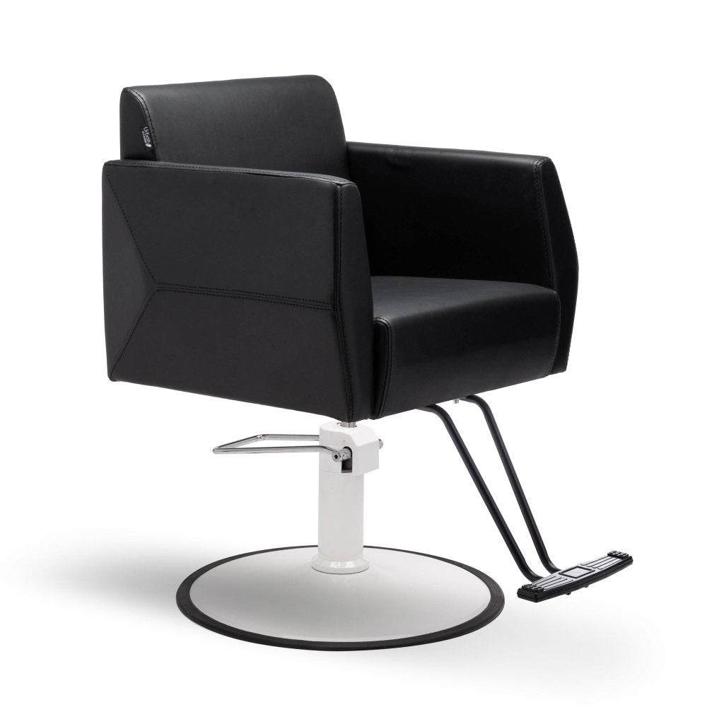 Lanvain® Lea Styling Chair 108 - Professional Salon Hairdressing Chair with Adjustable Height & 360° Swivel - Perfect for Hair Salons, Barbershops & Home Styling Stations