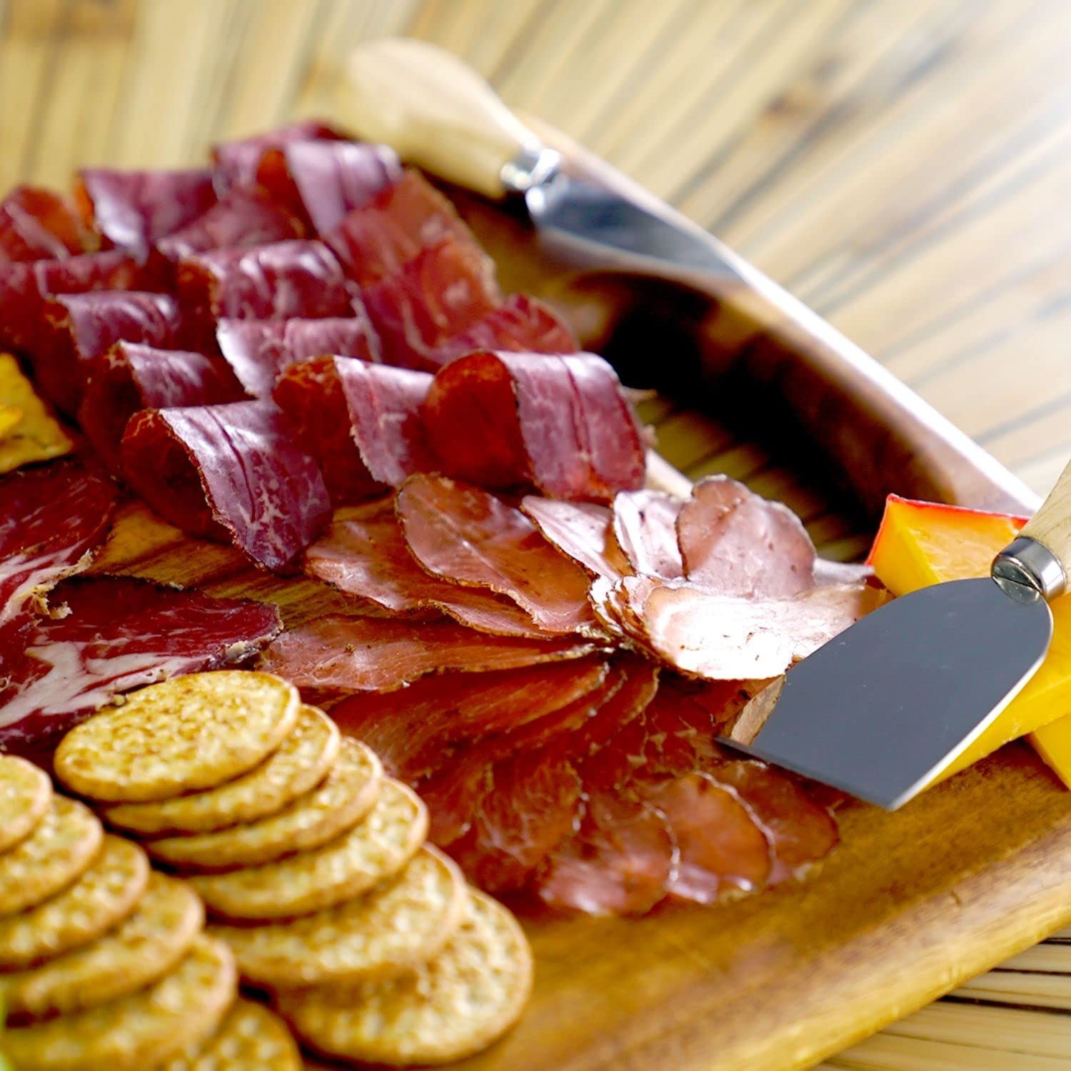 Premium Date Night Charcuterie Box - Artisan Duck Prosciutto, Bresaola, Rosemary Lamb Salami & 4 Other Gourmet Meats | Perfect for Romantic Dinners, Wine Pairings & Charcuterie Boards