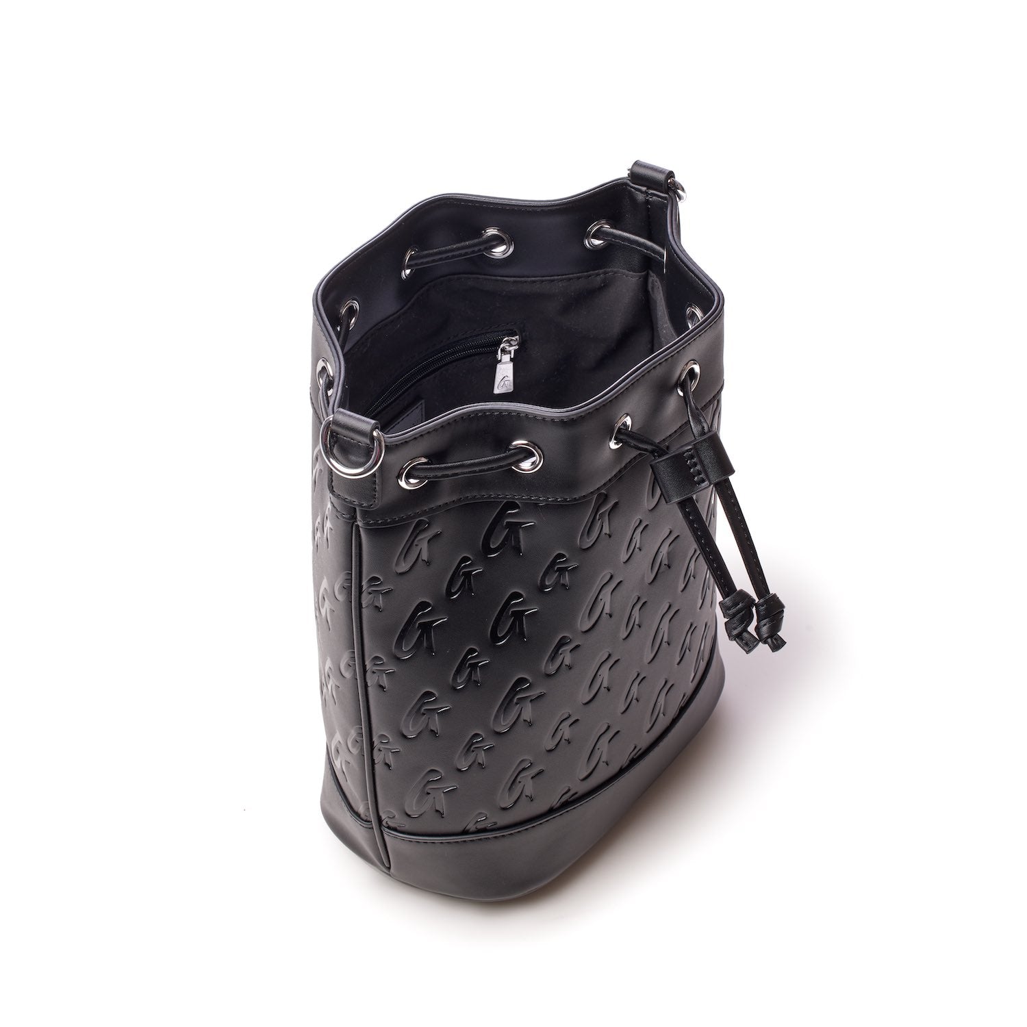 MEDIUM MONOGRAM BUCKET BAG in Black | Luxury Designer Handbag for Women | Perfect for Work, Travel & Everyday Use