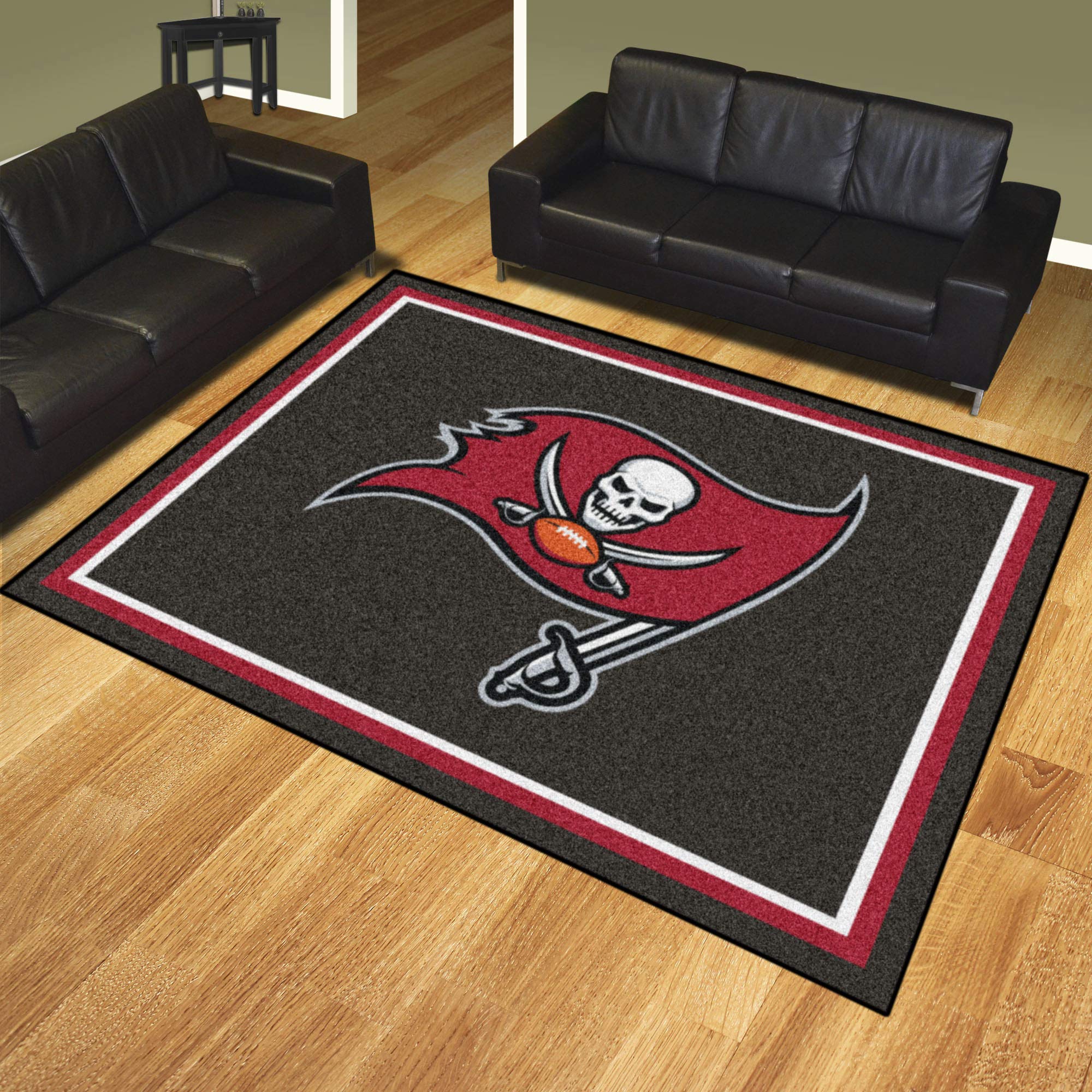 FANMATS NFL Unisex-Adult 8x10 Rug - Premium Team Logo Carpet for Home, Office, and Game Room Decor - Perfect for Football Fans and Sports Enthusiasts