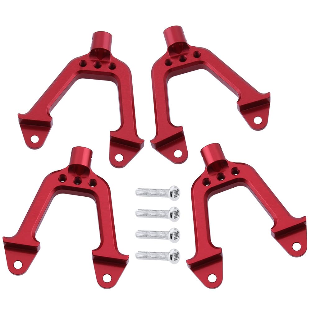 HobbyPark Aluminum Shock Hoops & Shock Tower Mount Upgrade Parts for Axial SCX10 1/10 RC Crawler Car - Replacement for AX80025 | Durable Off-Road Performance for Rock Crawling & Trail Adventures