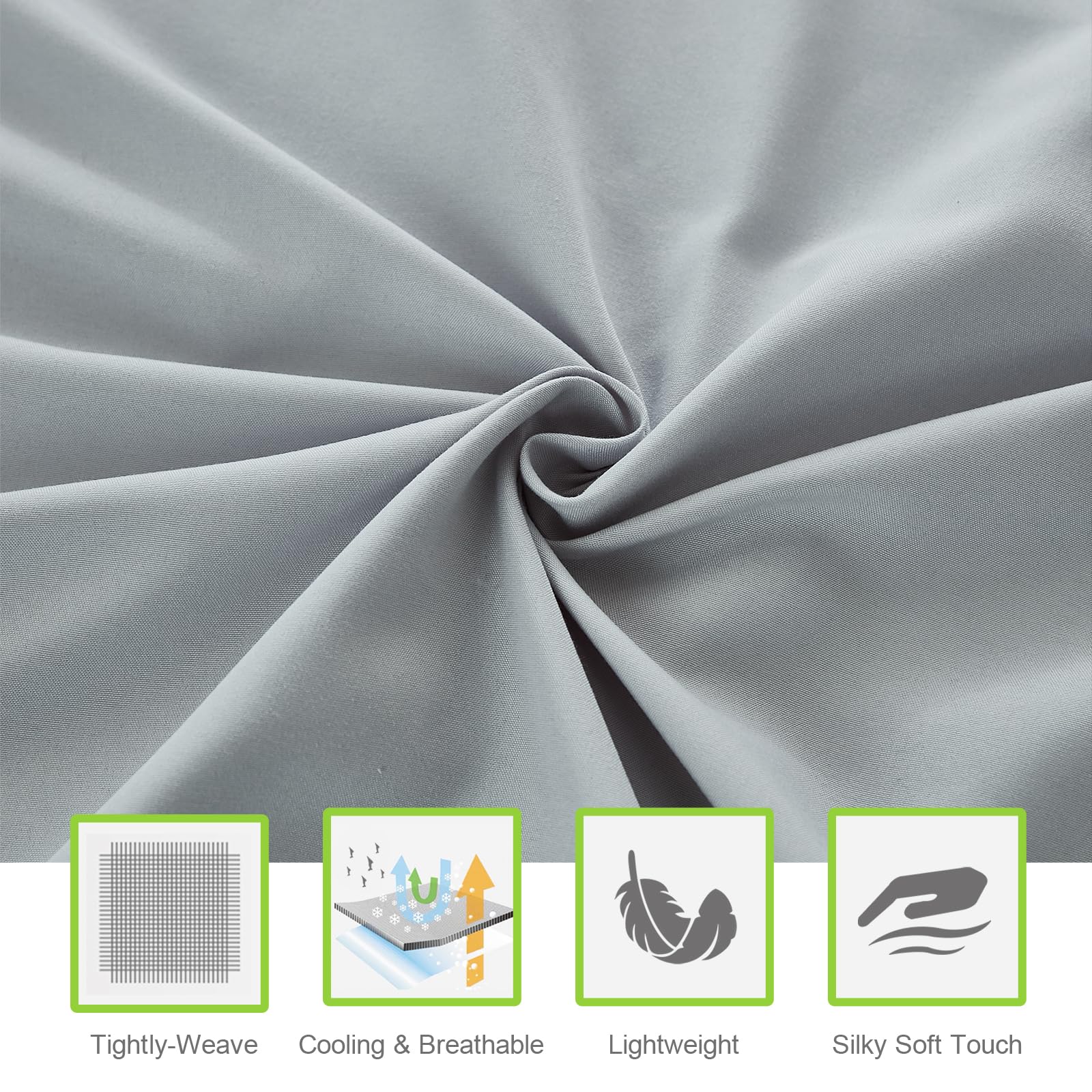 ILAVANDE 4-Piece Queen Size Bed Sheet Set - 1800 Series Luxury Microfiber, Super Soft & Breathable, Wrinkle-Free, 14