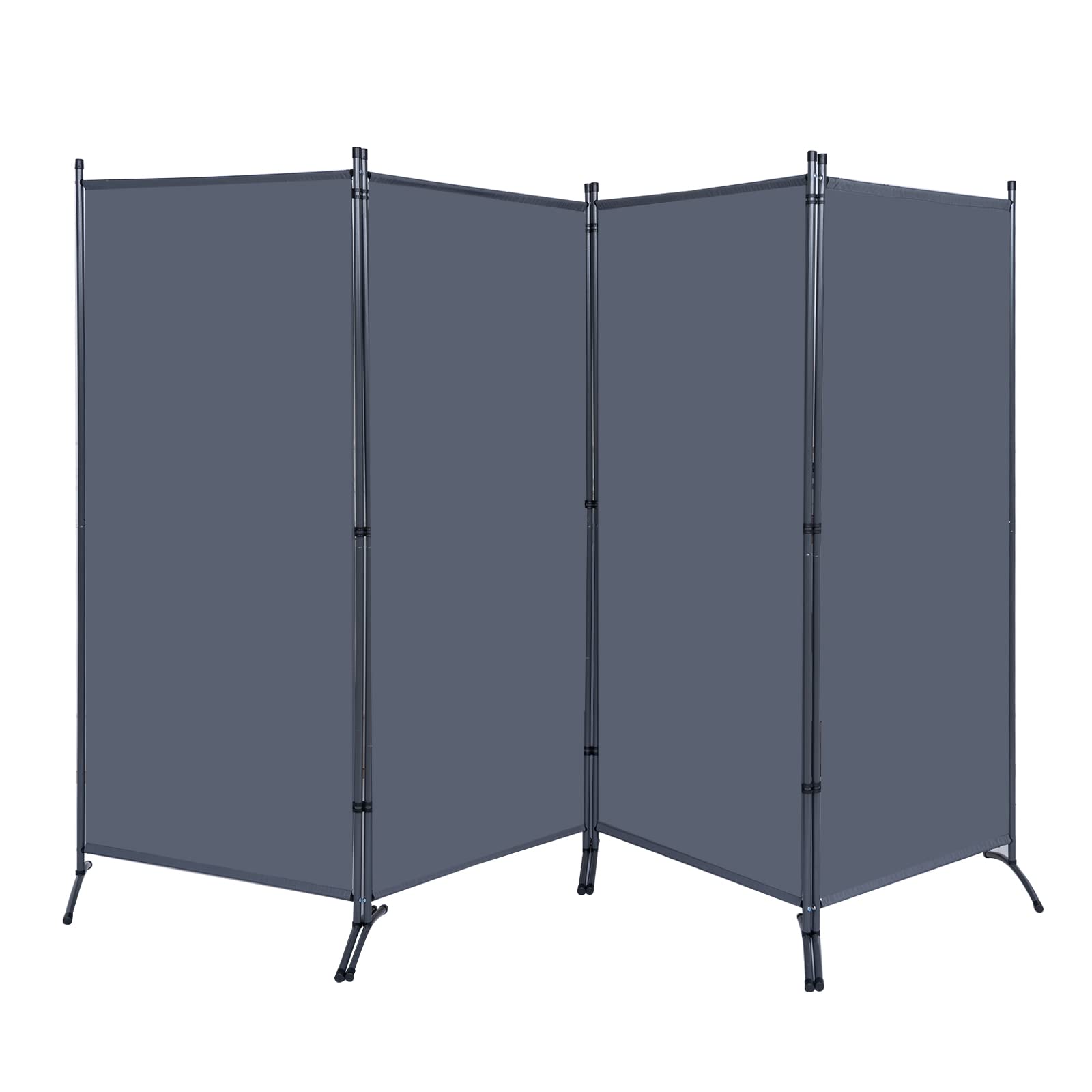 YASRKML 3 Panel Folding Room Divider - Privacy Screen for Office & Home, Freestanding Fabric Partition with Durable Frame | Perfect for Creating Private Spaces in Bedrooms, Living Rooms, and Workspaces