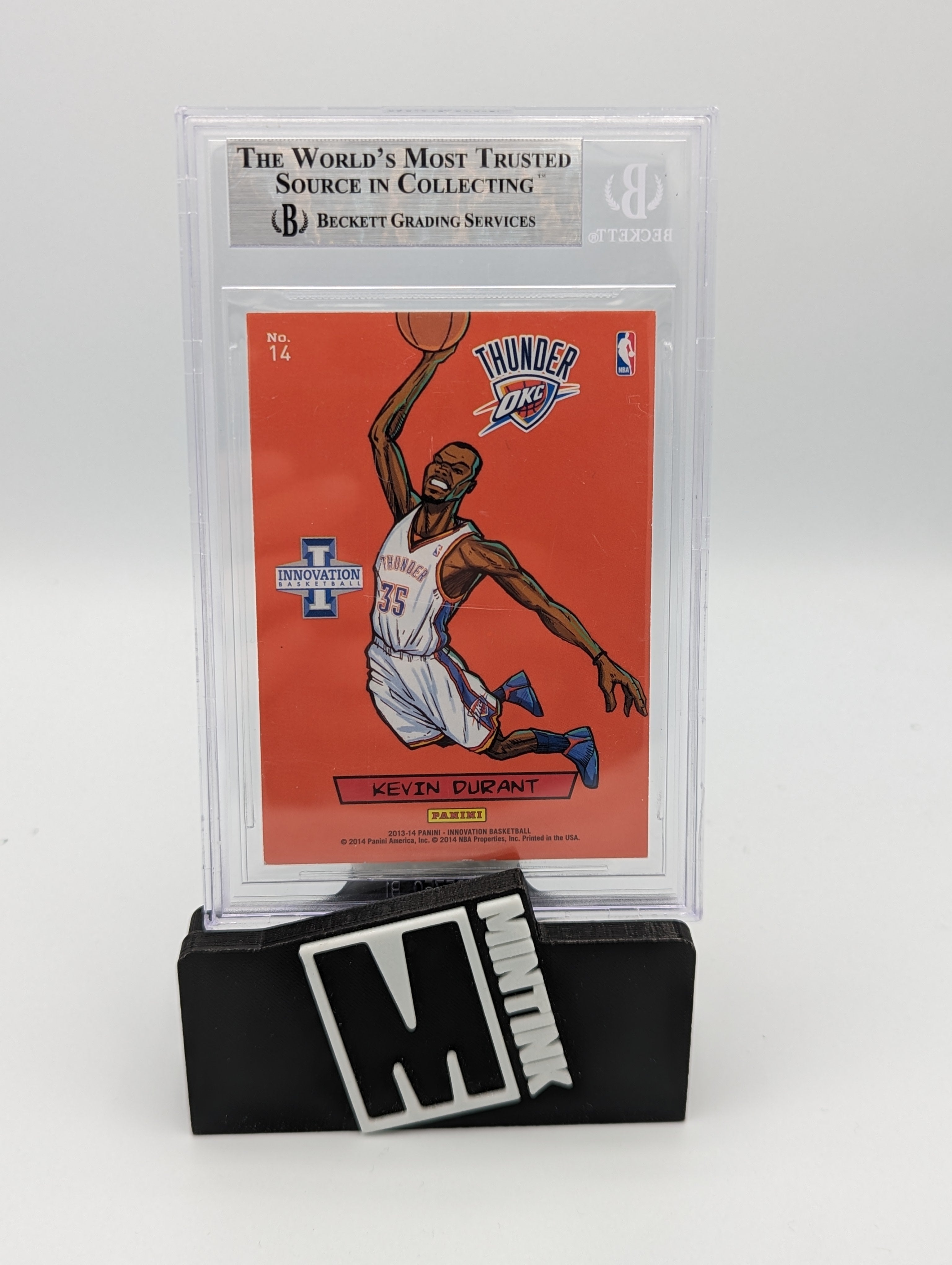 2013-14 Kevin Durant KABOOM! #14 Beckett Graded 9 Basketball Trading Card - Perfect for NBA Collectors & Sports Memorabilia Enthusiasts