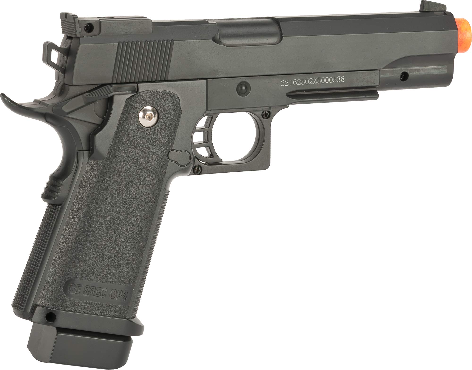 Matrix Heavyweight Hi-Capa Spec Ops Full Size Airsoft Pistol with Metal Parts - Spring Powered for Tactical Training & Competitive Shooting | Evike Airsoft