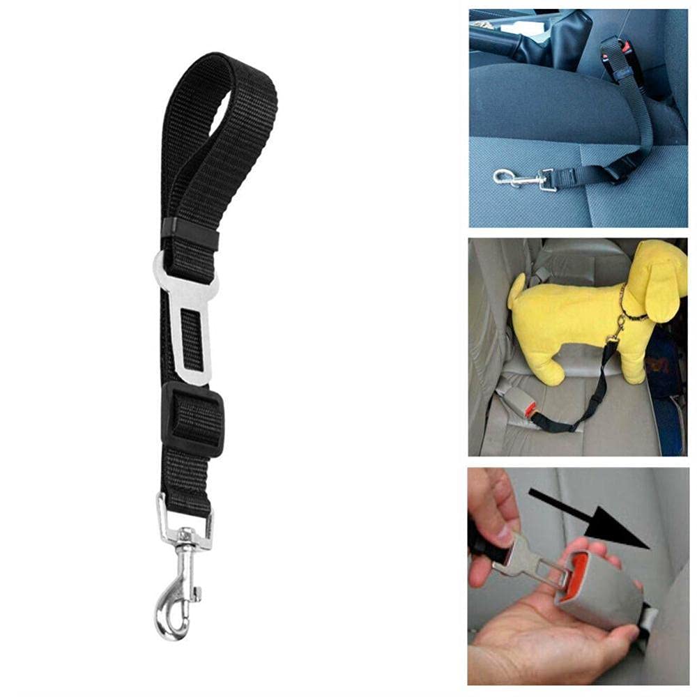 Blue Dog Car Harness Seat Belt - Pet Safety Vehicle Restraint for Dogs & Cats - Secure Travel Accessory for Road Trips & Daily Commutes