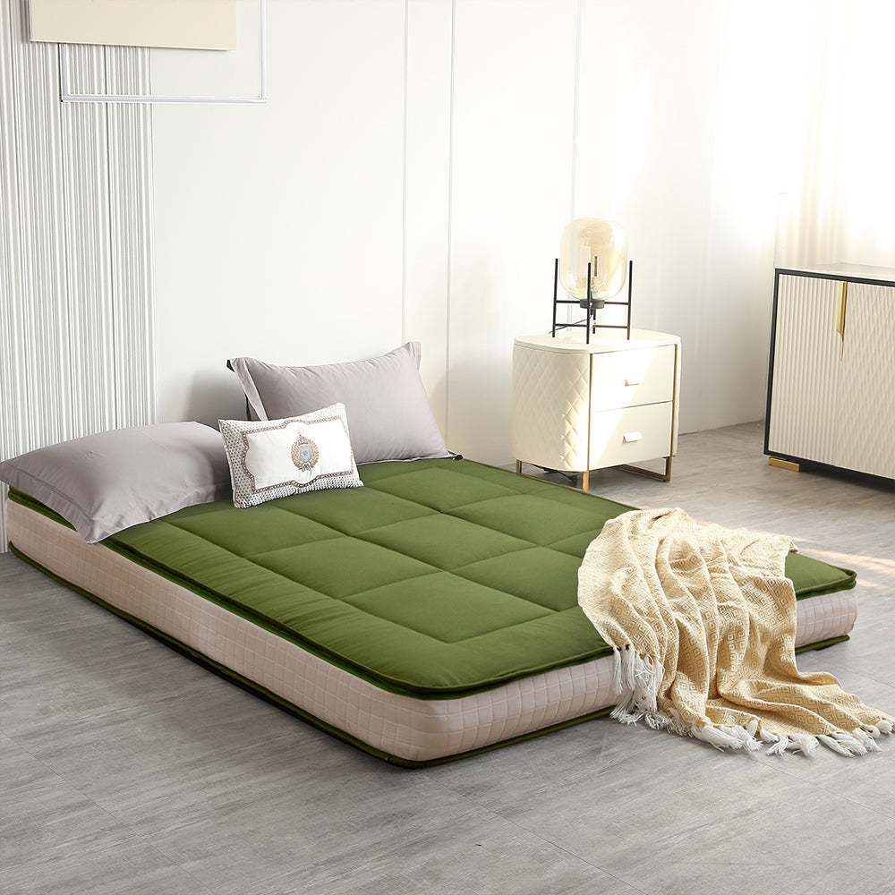 SereneComfort Premium FeatherTouch 6-Inch Futon Mattress - Green Memory Foam Sofa Bed Mattress for Guest Room, Dorm & Small Spaces | Ultra Soft & Supportive | CertiPUR-US Certified