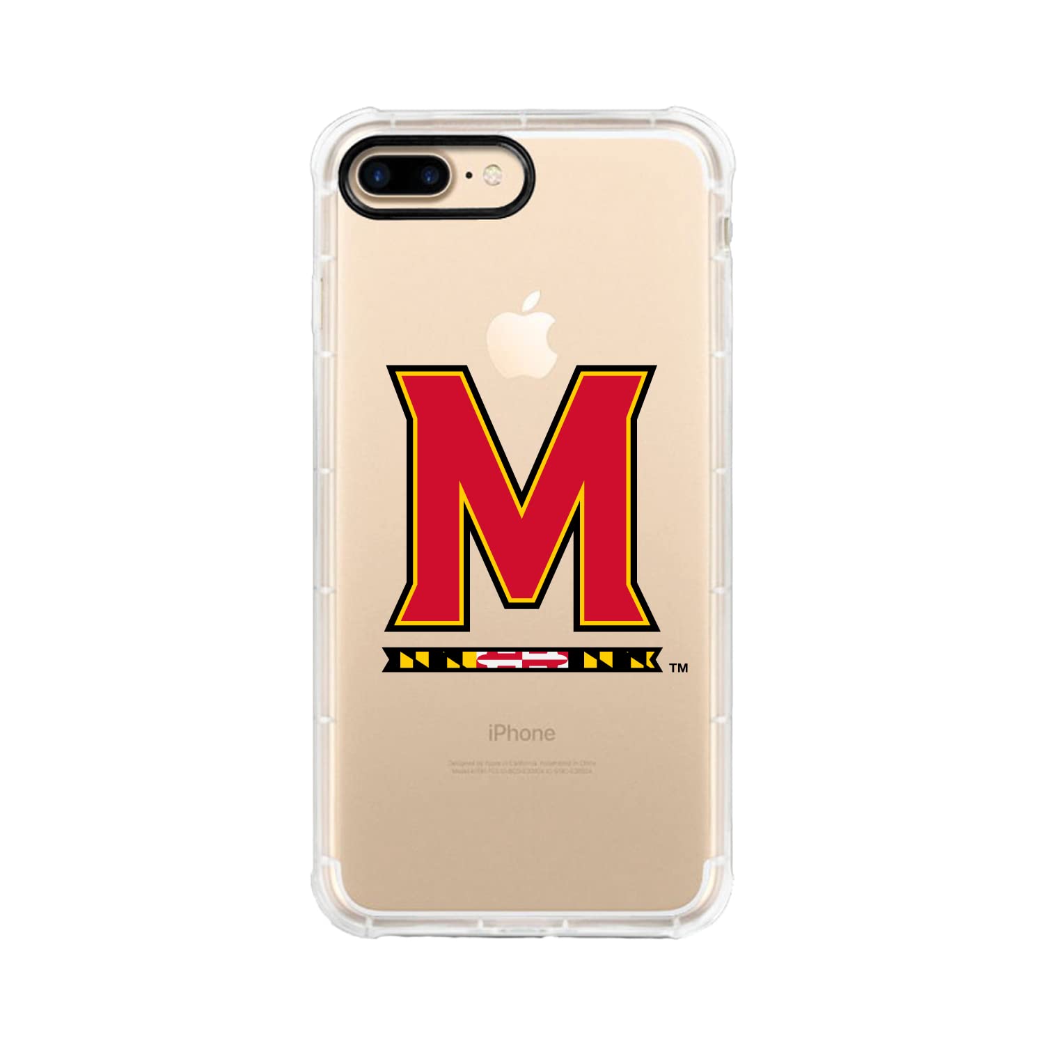 OTM Essentials University of Maryland Terps Tough Edge Protective Phone Case - Durable Shockproof Cover for iPhone & Samsung (College Campus, School Spirit, Everyday Use)