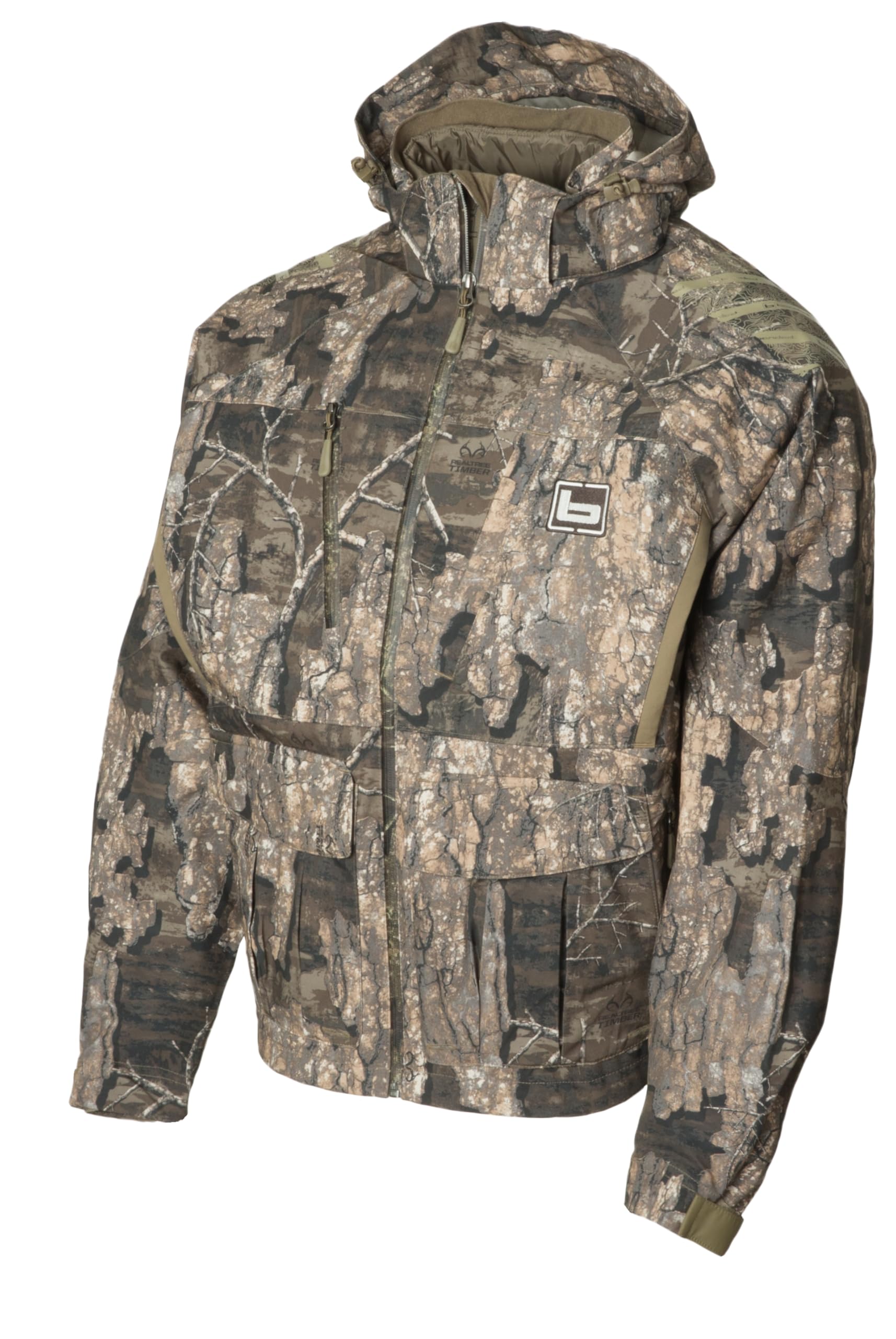 Banded Gear Calefaction 3-in-1 Insulated Wader Jacket for Men - Waterproof, Windproof & Warm Hunting/Fishing Outerwear for Cold Weather Adventures