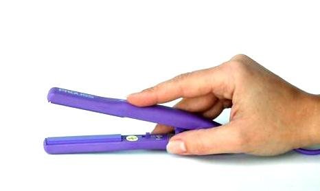 Mini Silk Series Purple Flat Iron - 1 Inch Ceramic Tourmaline Hair Straightener for Smooth & Shiny Hair - Perfect for Travel, Home & Salon Use