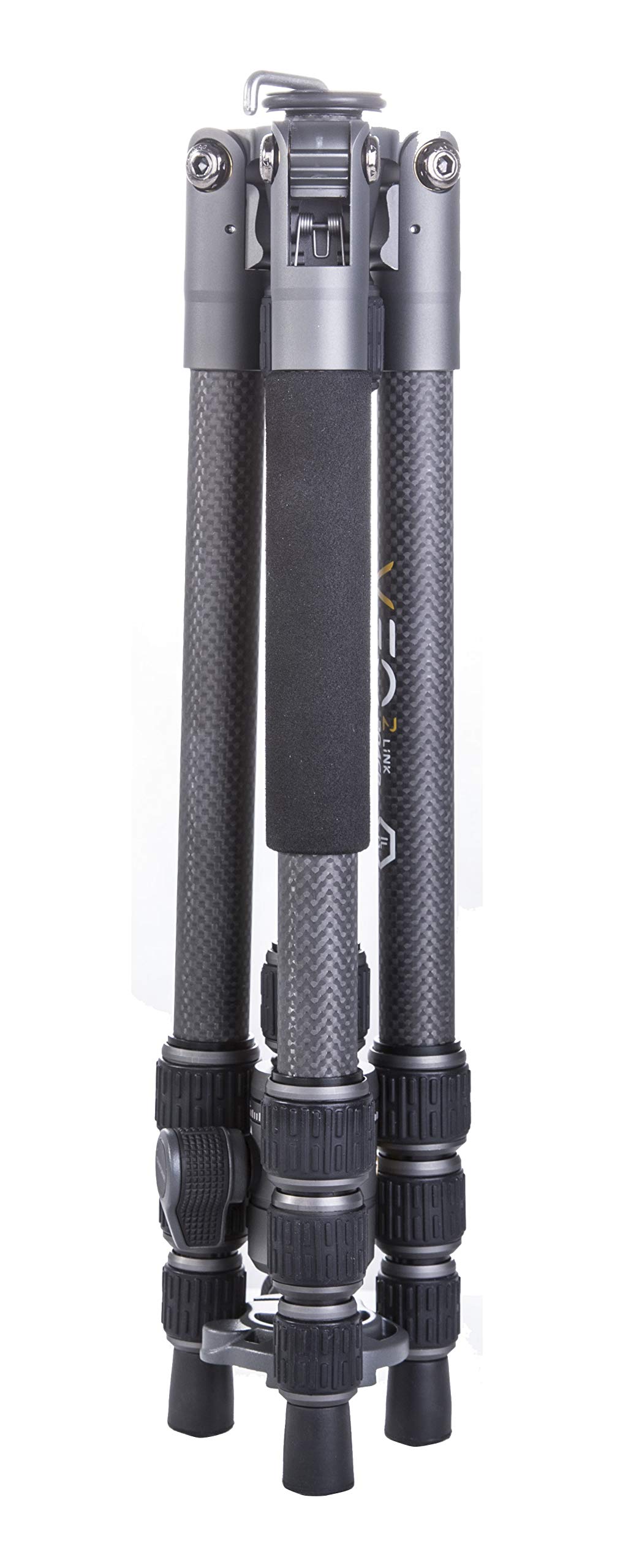 Vanguard VEO3GO204CB Carbon Fiber Travel Tripod - Compact & Lightweight with Ball Head, Monopod, Smartphone Holder & Bluetooth Remote for Photography, Vlogging & Outdoor Adventures