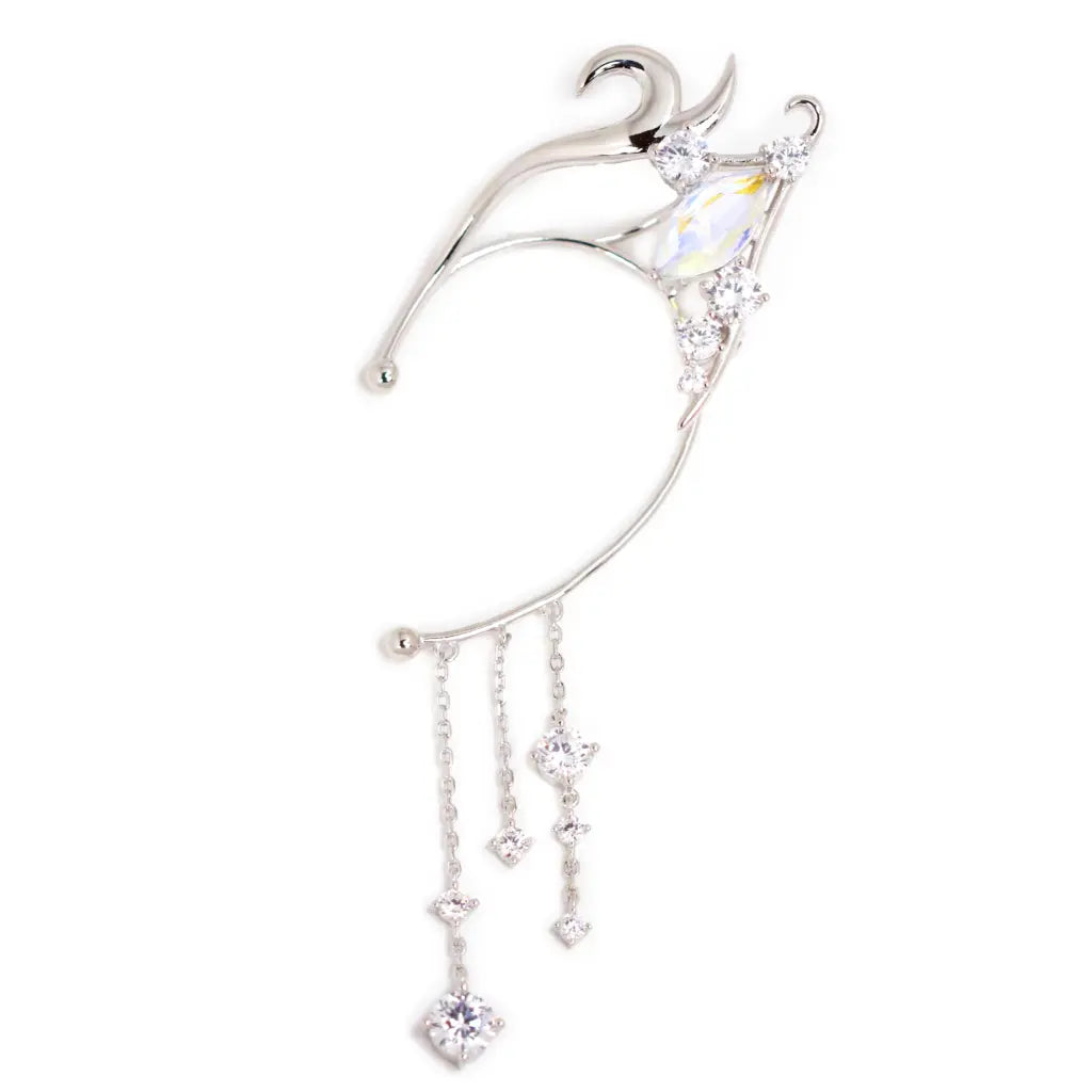 Alvara Ear Cuff for Left Ear - Trendy Non-Piercing Ear Jewelry for Women - Perfect for Parties, Weddings & Everyday Wear