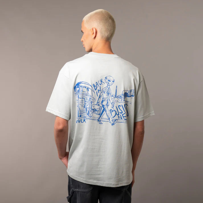 Vulk Back In Bu Grey T-Shirt for Men - Comfortable & Stylish Casual Wear for Gym, Workout, and Everyday Use