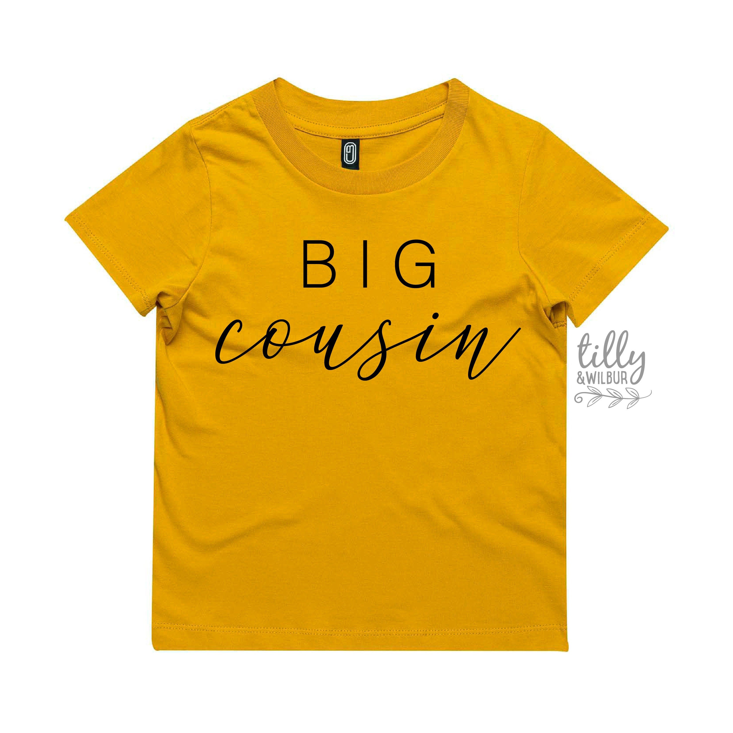 Big Cousin T-Shirt - Comfortable & Stylish Graphic Tee for Men & Women - Perfect for Family Reunions, Birthdays & Casual Outfits