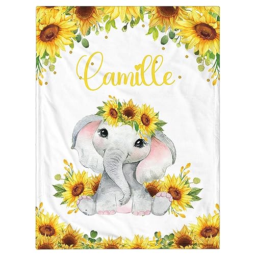 Sunflower and Elephant - Yellow