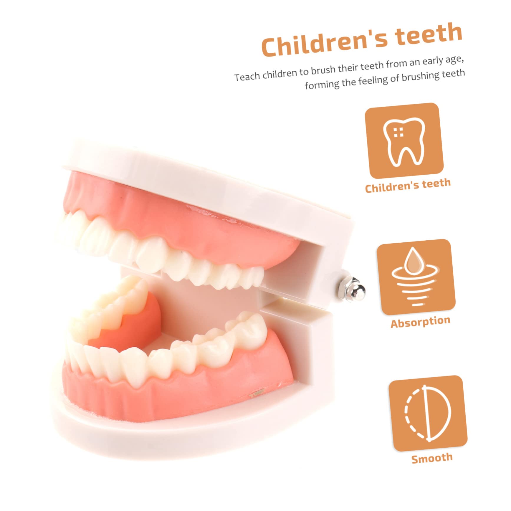 1 Set Kids Dental Teeth Brushing Model Toy with Toothbrush - Educational Preschool Learning Toy for Homeschool & Classroom - Teach Proper Oral Hygiene & Healthy Habits for Toddlers & Children
