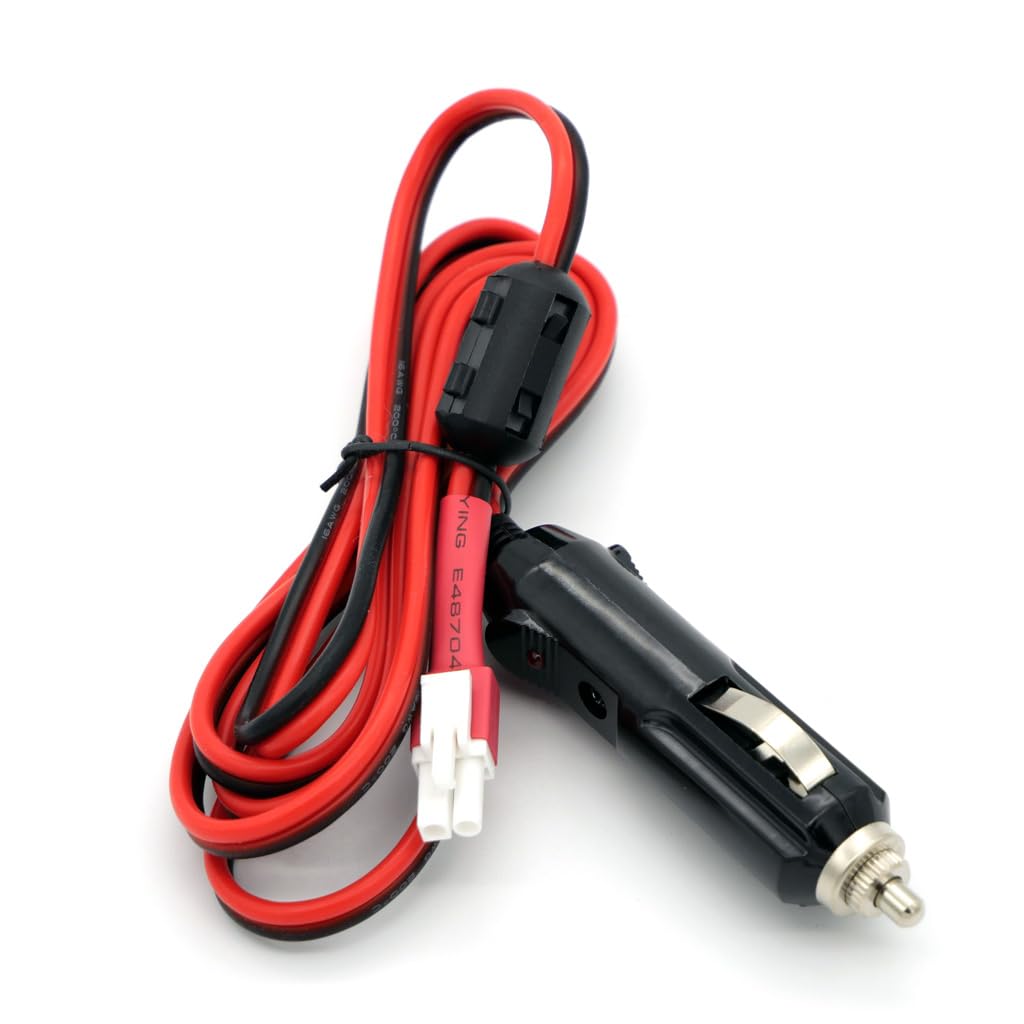 Xiegu G90 Ham Radio 12V Car Power Adapter Cable - DC Auxiliary Plug for Mobile & Portable Radio Use in Vehicles