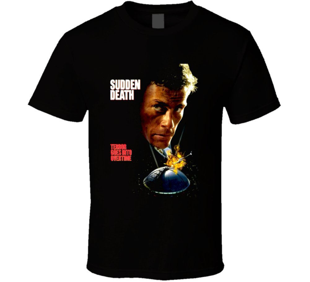 Sudden Death Van Damme Action Movie T-Shirt - Vintage Jean-Claude Van Damme Film Fan Tee for Men & Women - Perfect for Movie Nights, Gifts & Casual Wear