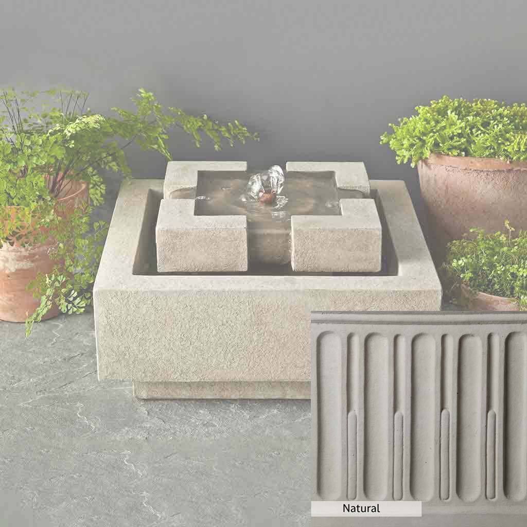 Campania International M Series Escala Outdoor Fountain - Elegant Garden Water Feature for Patio, Yard & Landscape Decor