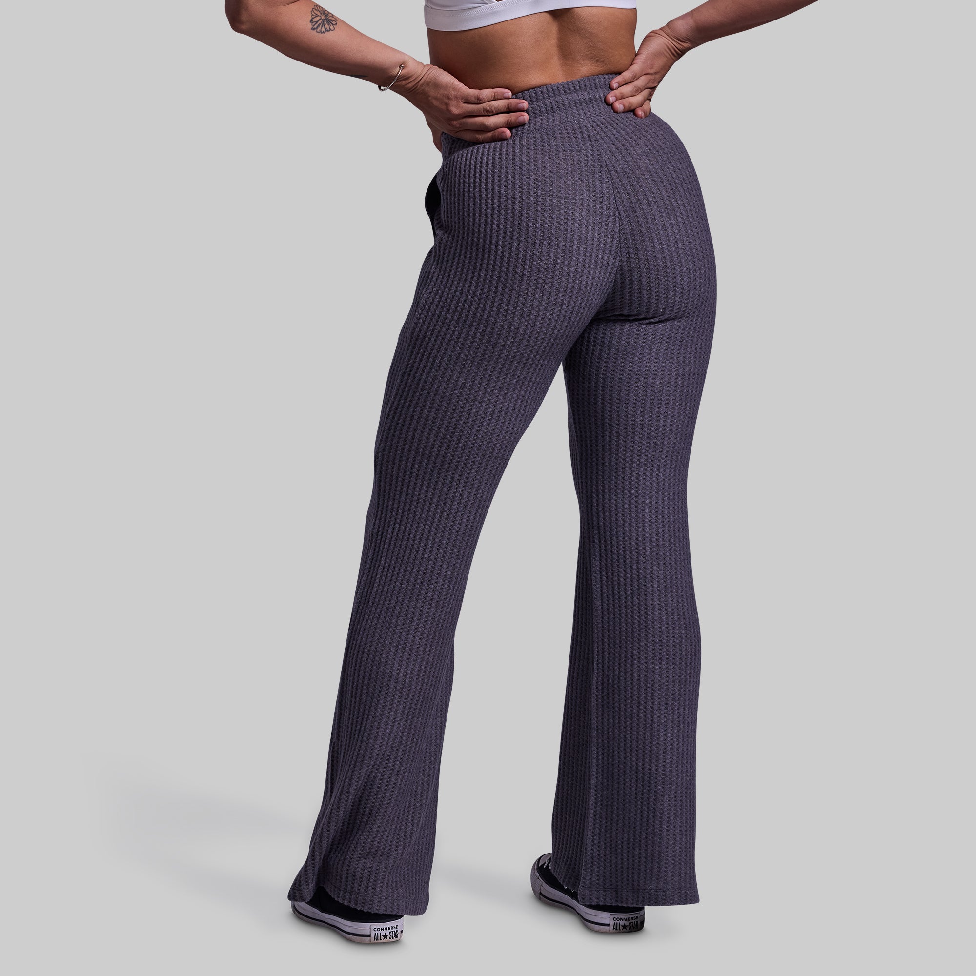 R and R Waffle Lounge Pant (Elephant) - Soft & Comfortable Women's Waffle Knit Pajama Pants - Perfect for Relaxing at Home, Lounging & Sleepwear