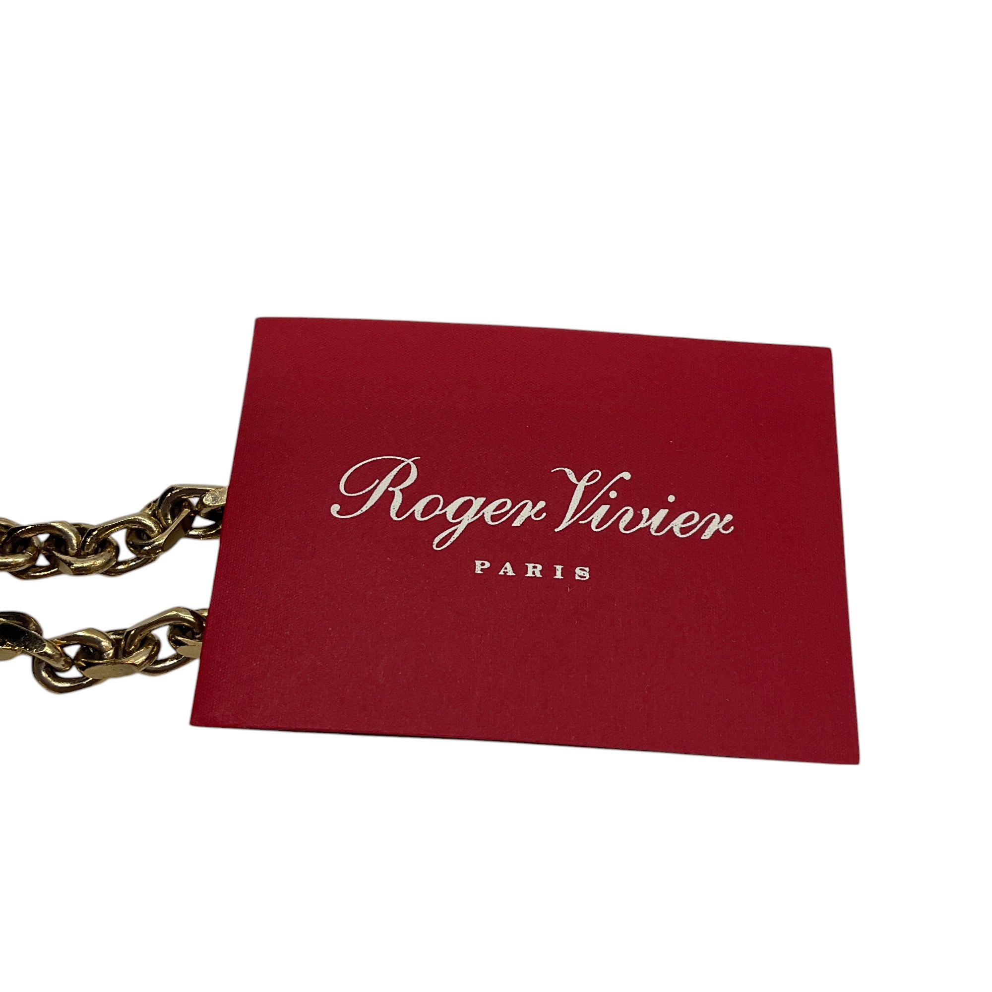 Roger Vivier Black & Gold Chain Strap Quilted Patent Leather Mini Crossbody Bag - Elegant Evening Out & Party Accessory