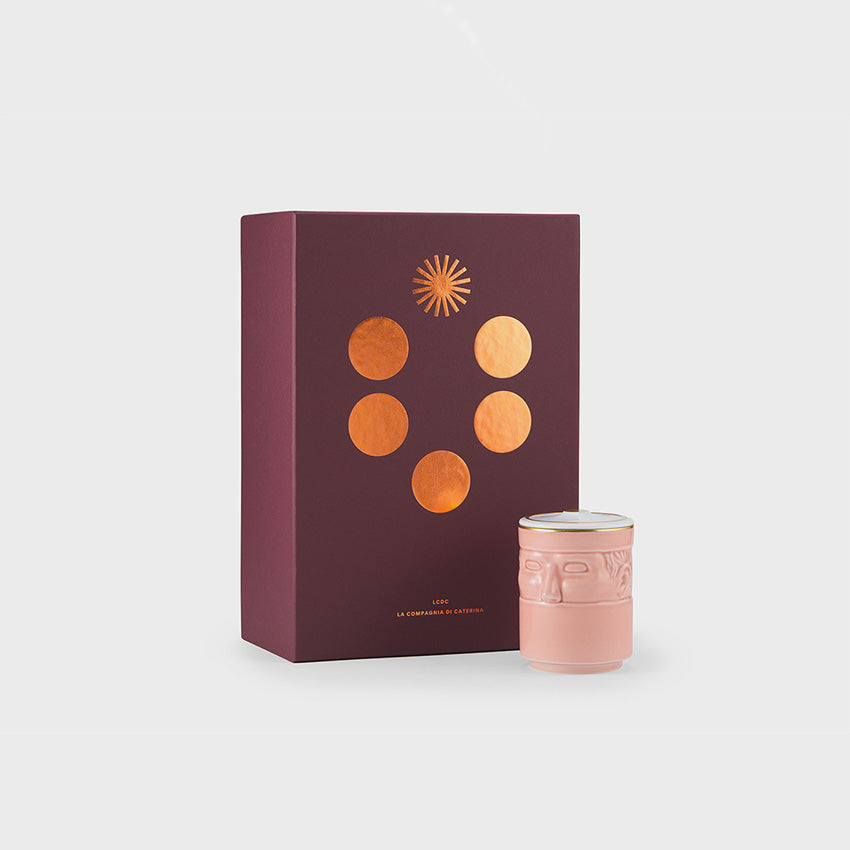 Ginori 1735 LCDC Companion Scented Candle - Flamingo Scent | Luxury Home Fragrance for Relaxation & Aromatherapy | Perfect for Living Room, Bedroom & Spa Decor